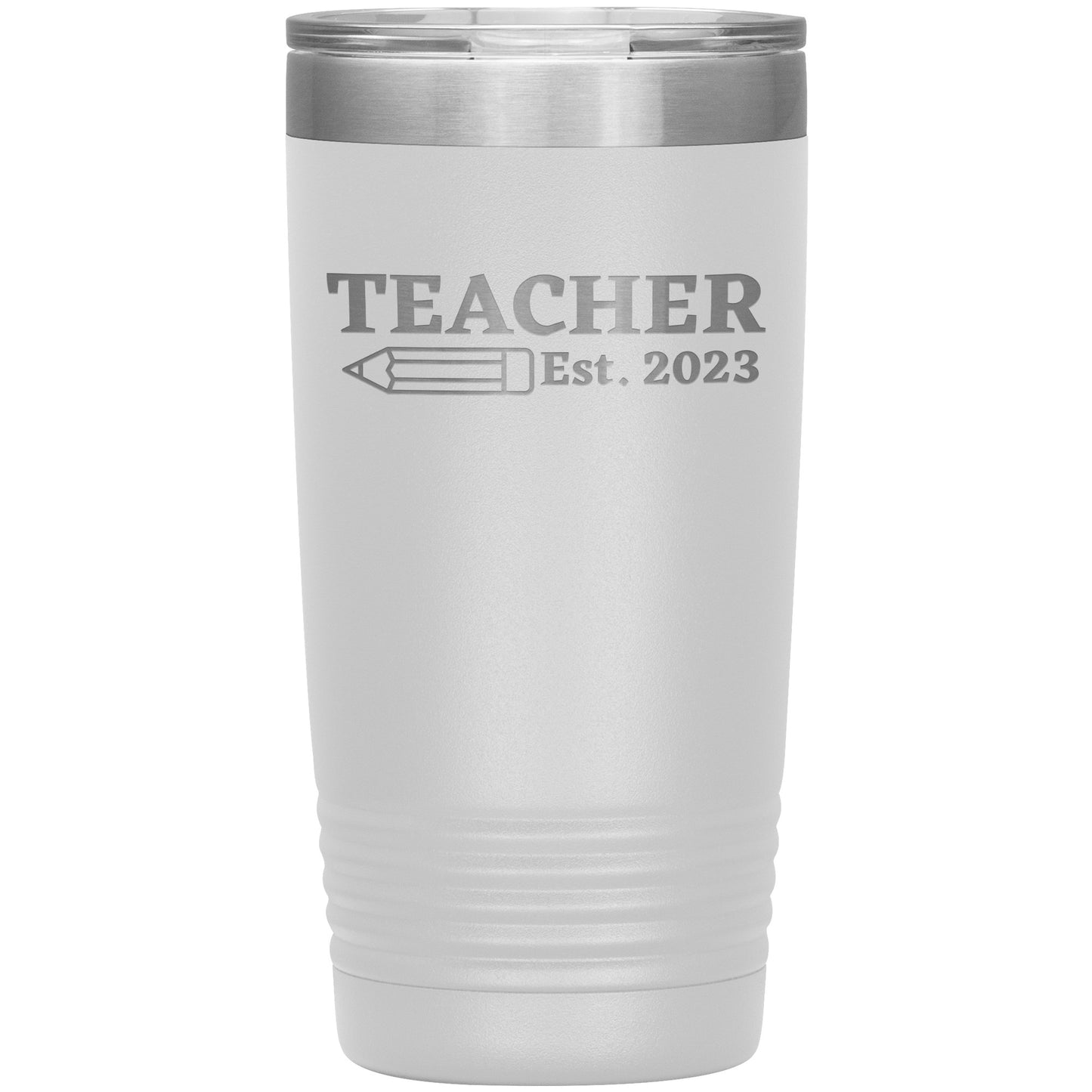 Custom Teacher Est Travel Tumbler