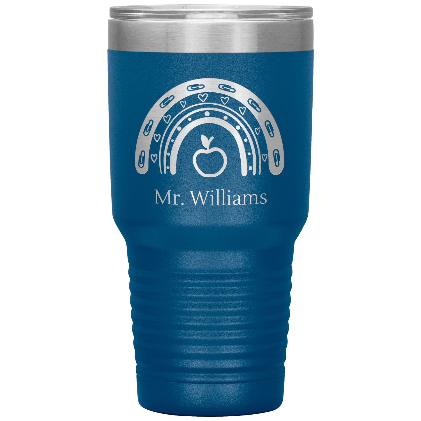 Custom Teacher Supplies 30oz Travel Tumbler