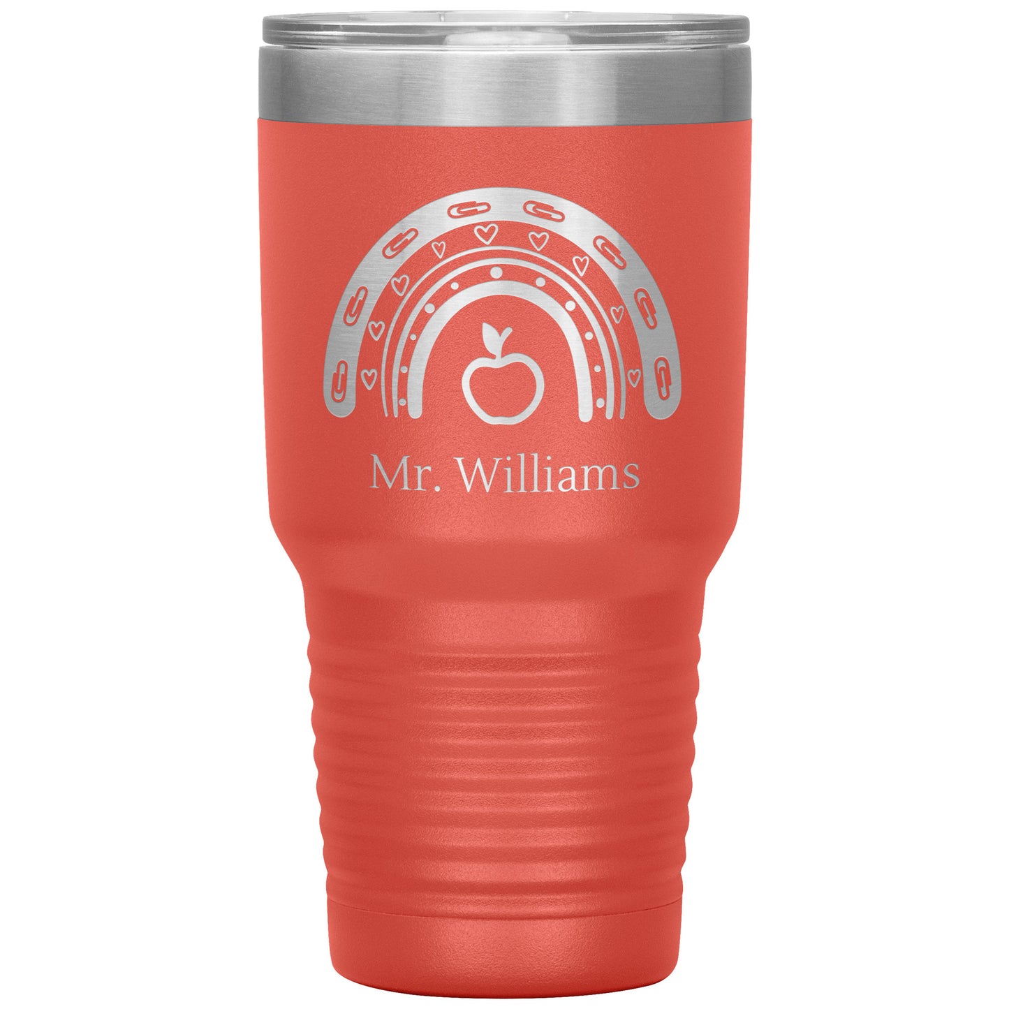 Custom Teacher Supplies 30oz Travel Tumbler
