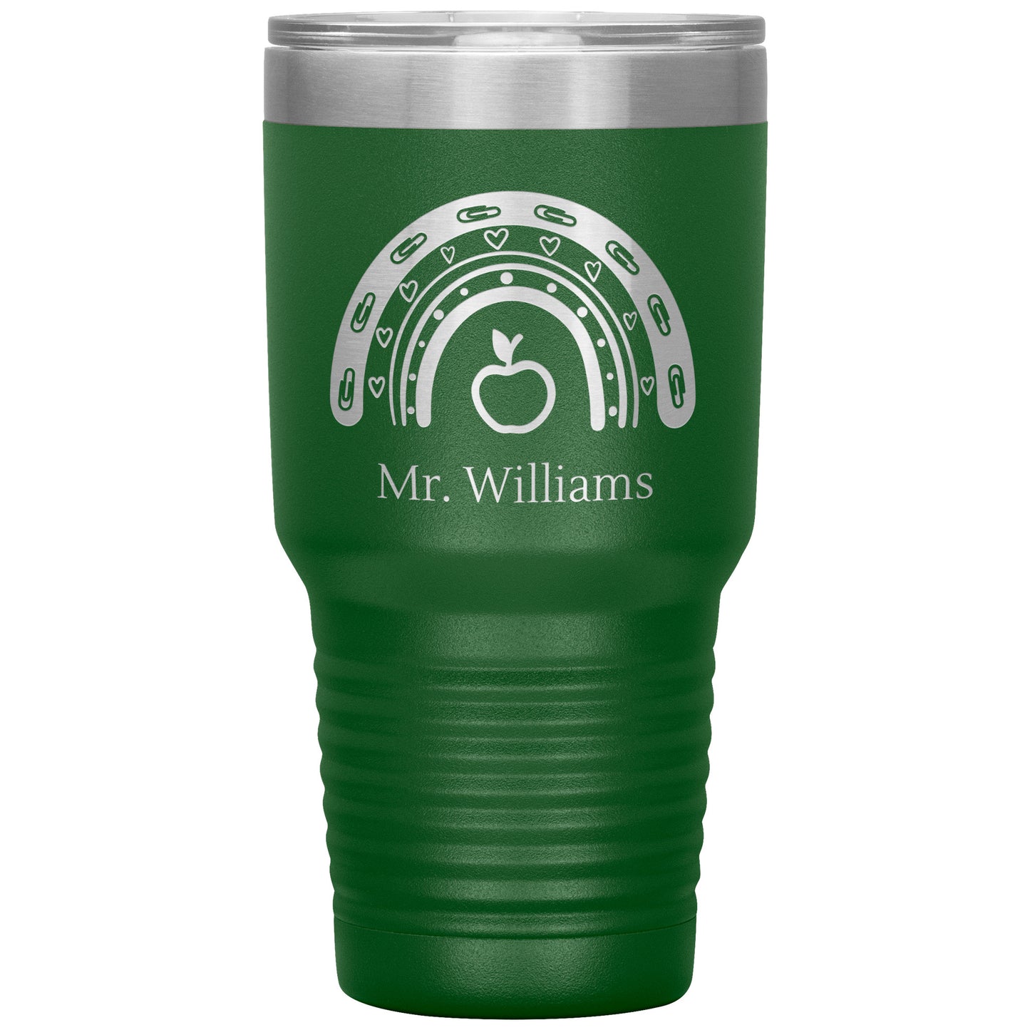 Custom Teacher Supplies 30oz Travel Tumbler