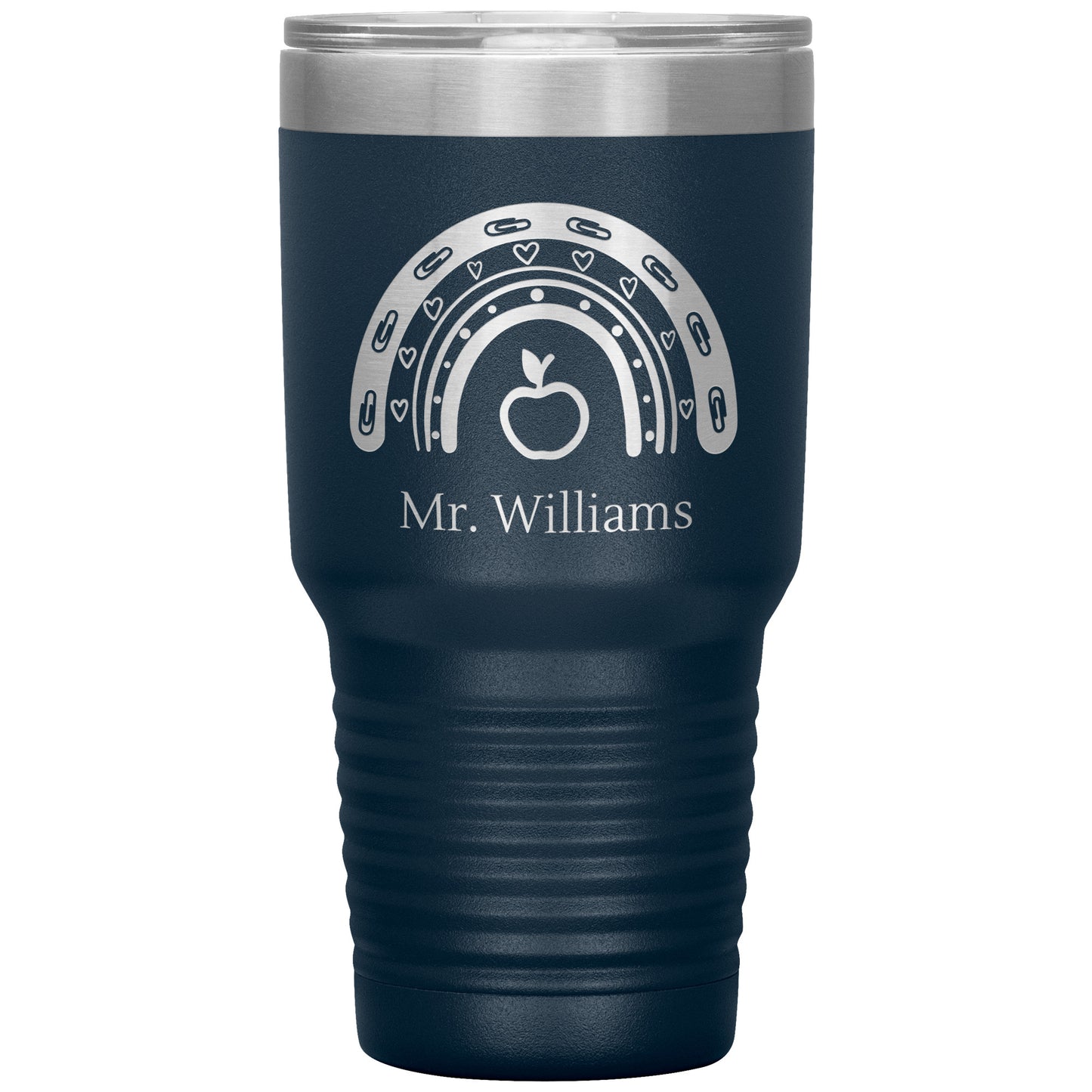 Custom Teacher Supplies 30oz Travel Tumbler