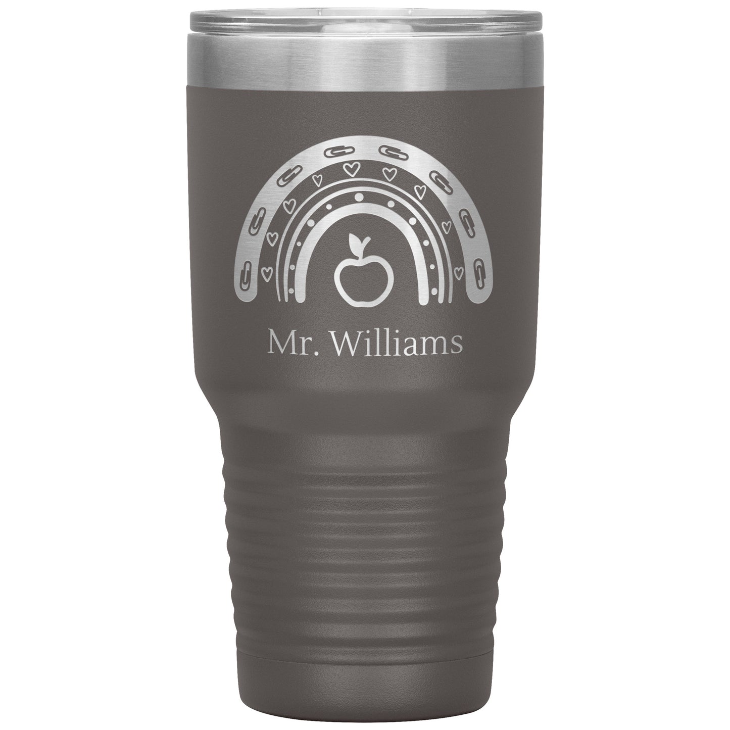 Custom Teacher Supplies 30oz Travel Tumbler
