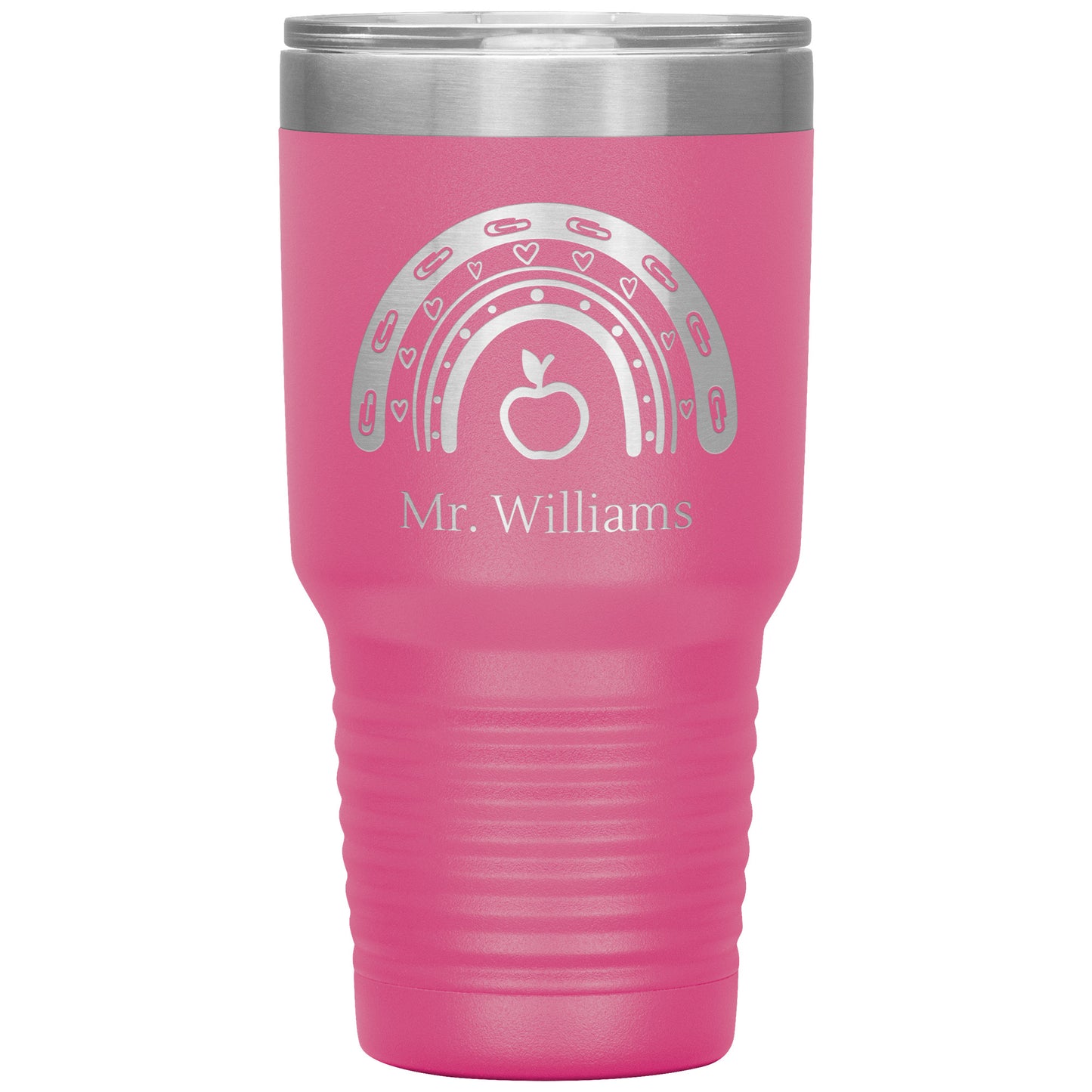 Custom Teacher Supplies 30oz Travel Tumbler