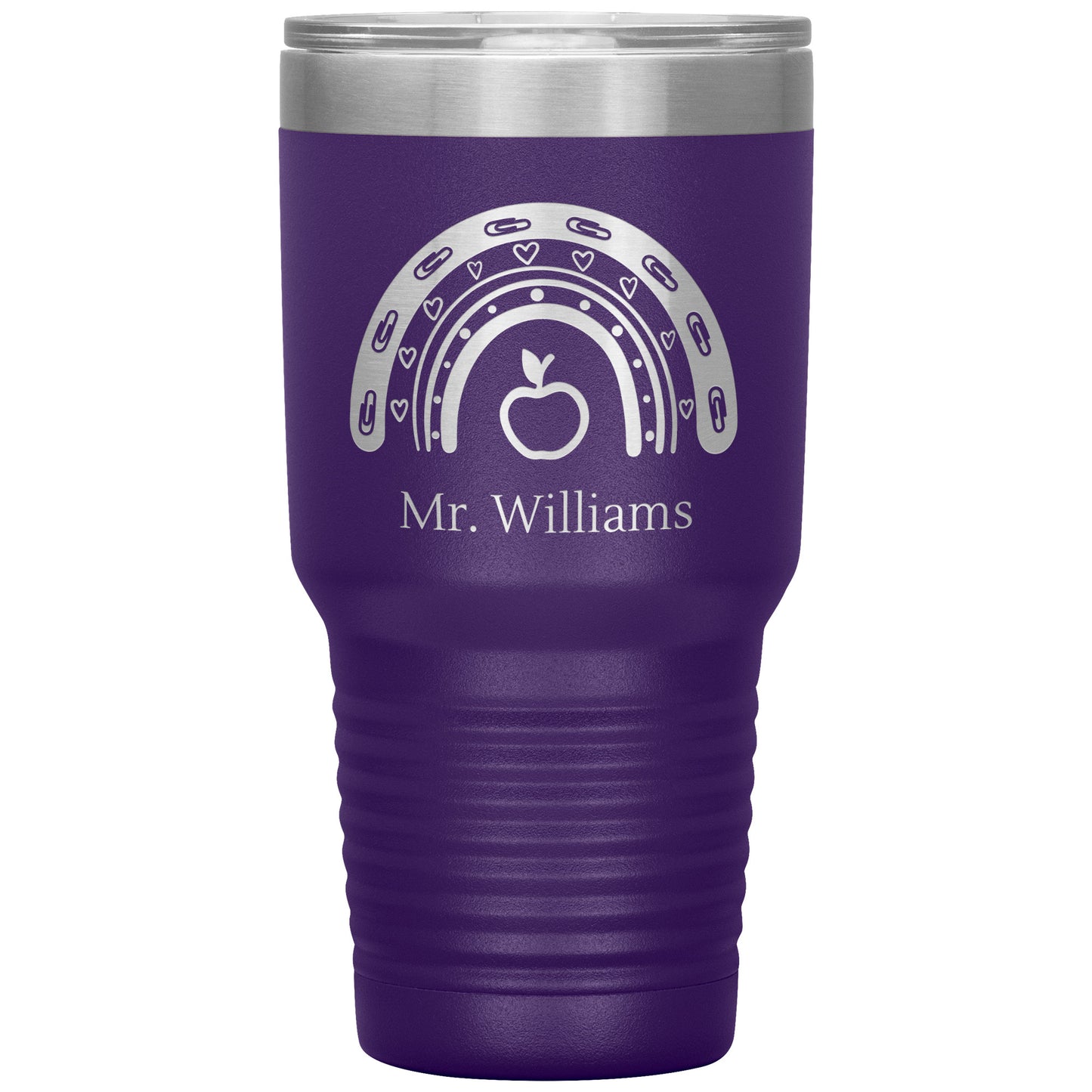 Custom Teacher Supplies 30oz Travel Tumbler