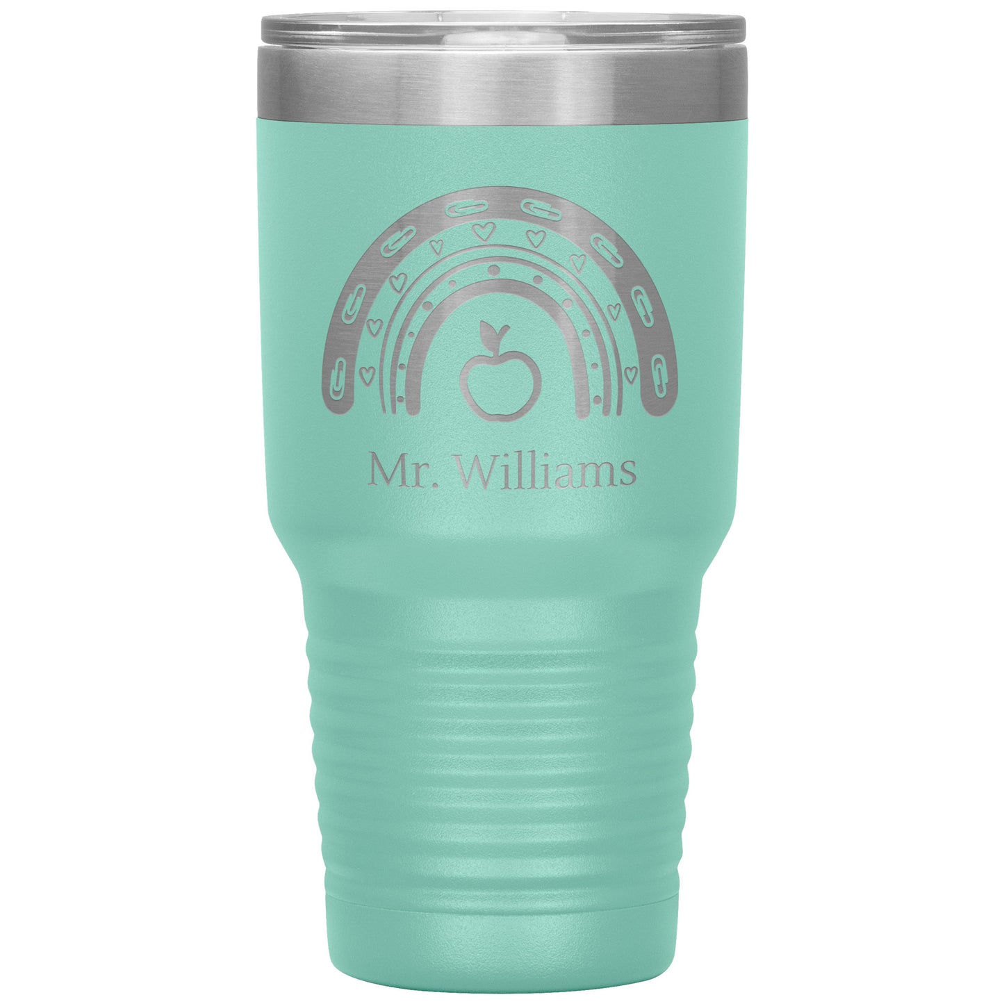 Custom Teacher Supplies 30oz Travel Tumbler