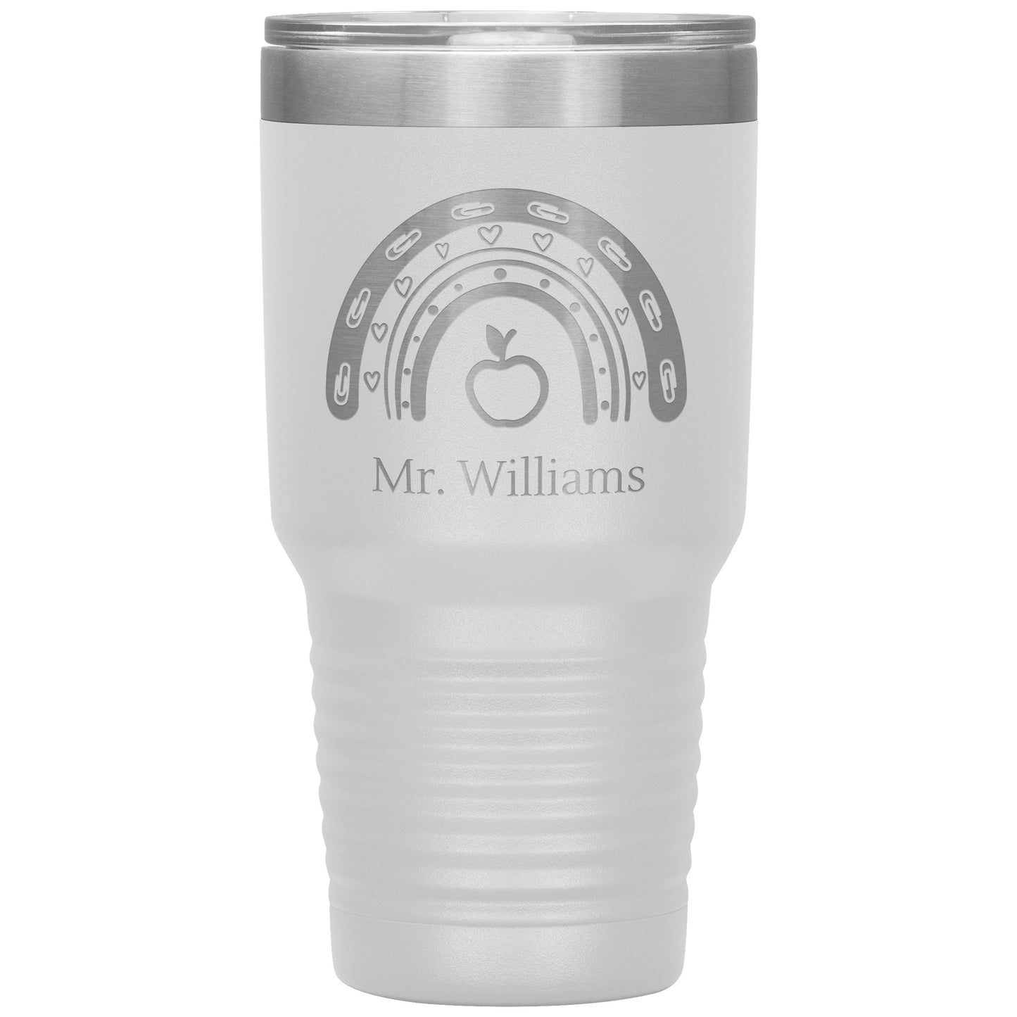 Custom Teacher Supplies 30oz Travel Tumbler