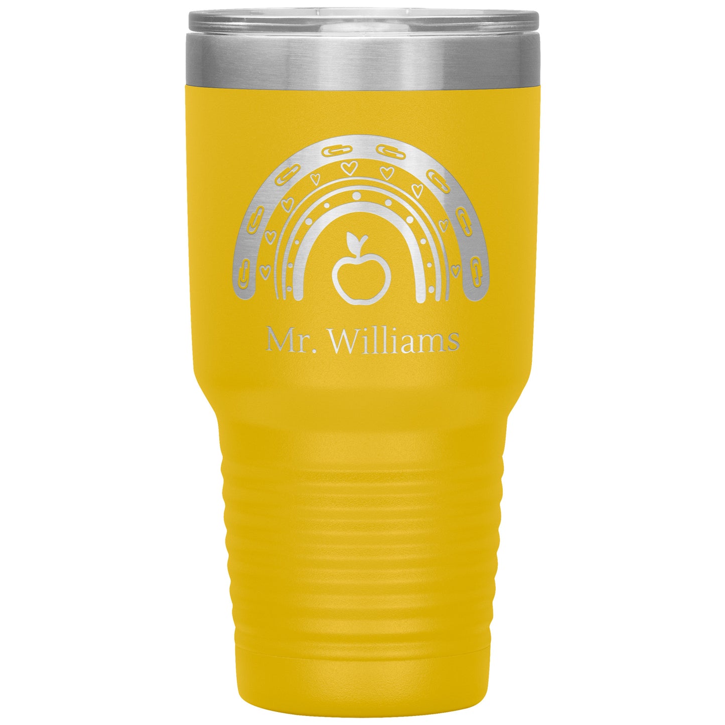 Custom Teacher Supplies 30oz Travel Tumbler