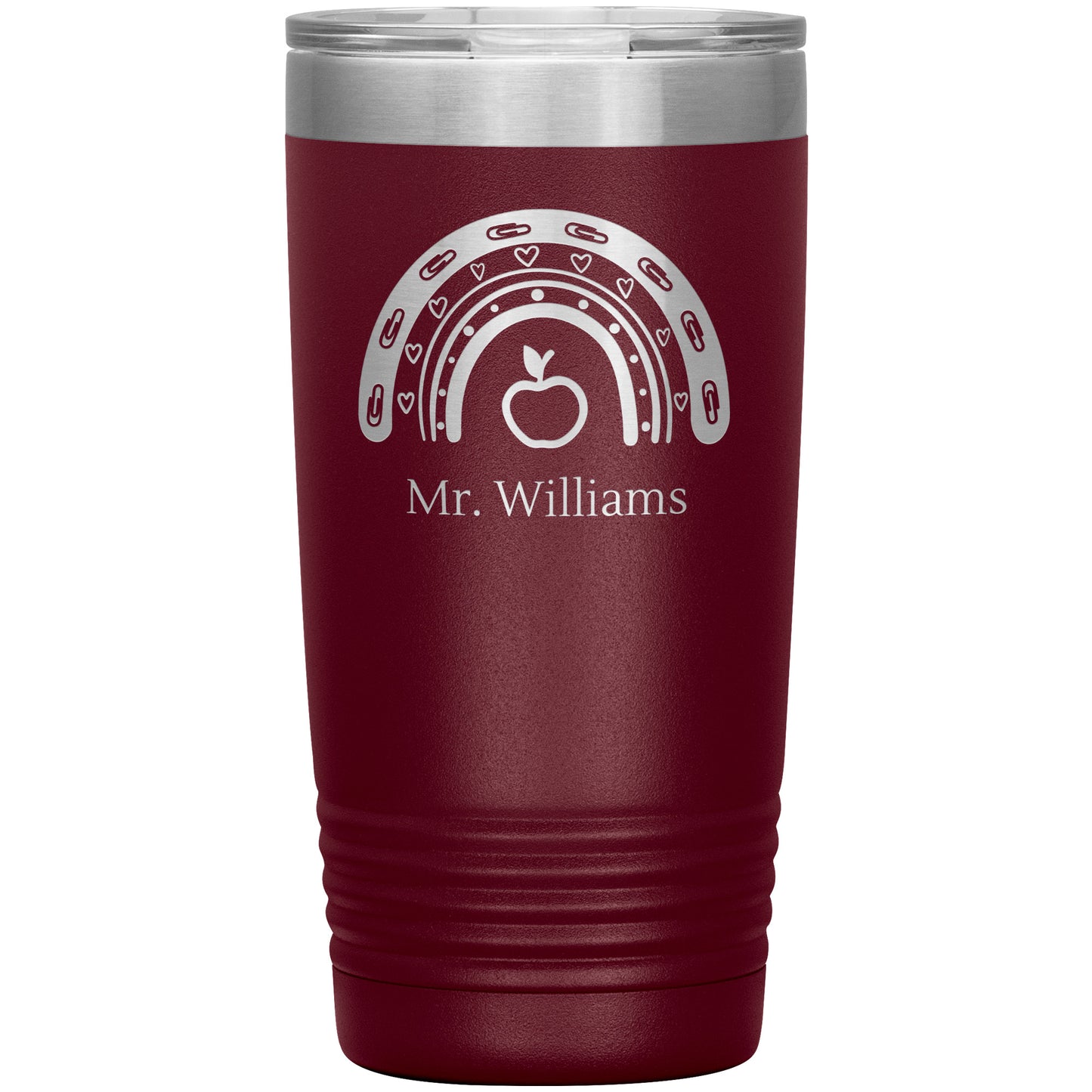 Custom Teacher Supplies Travel Tumbler