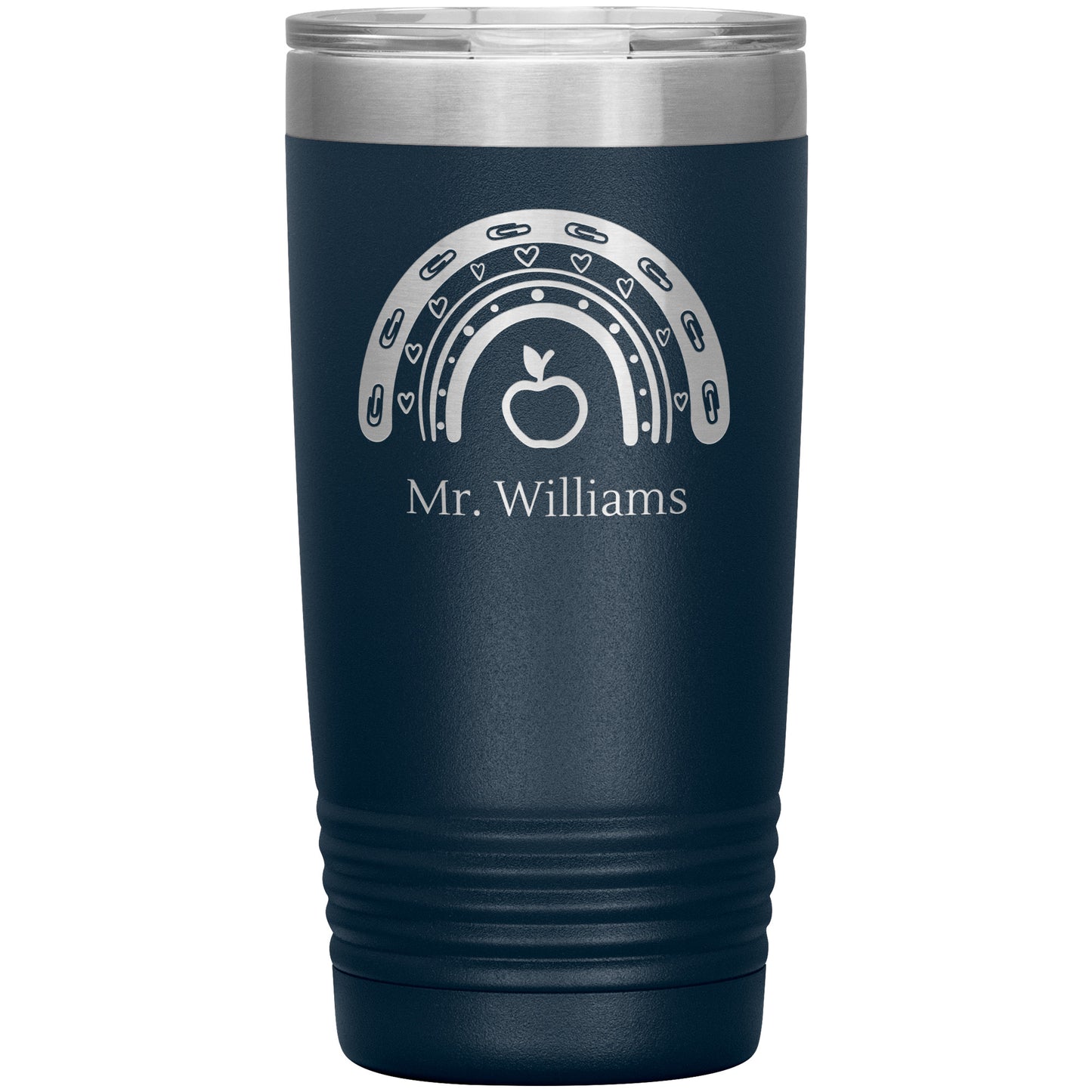 Custom Teacher Supplies Travel Tumbler