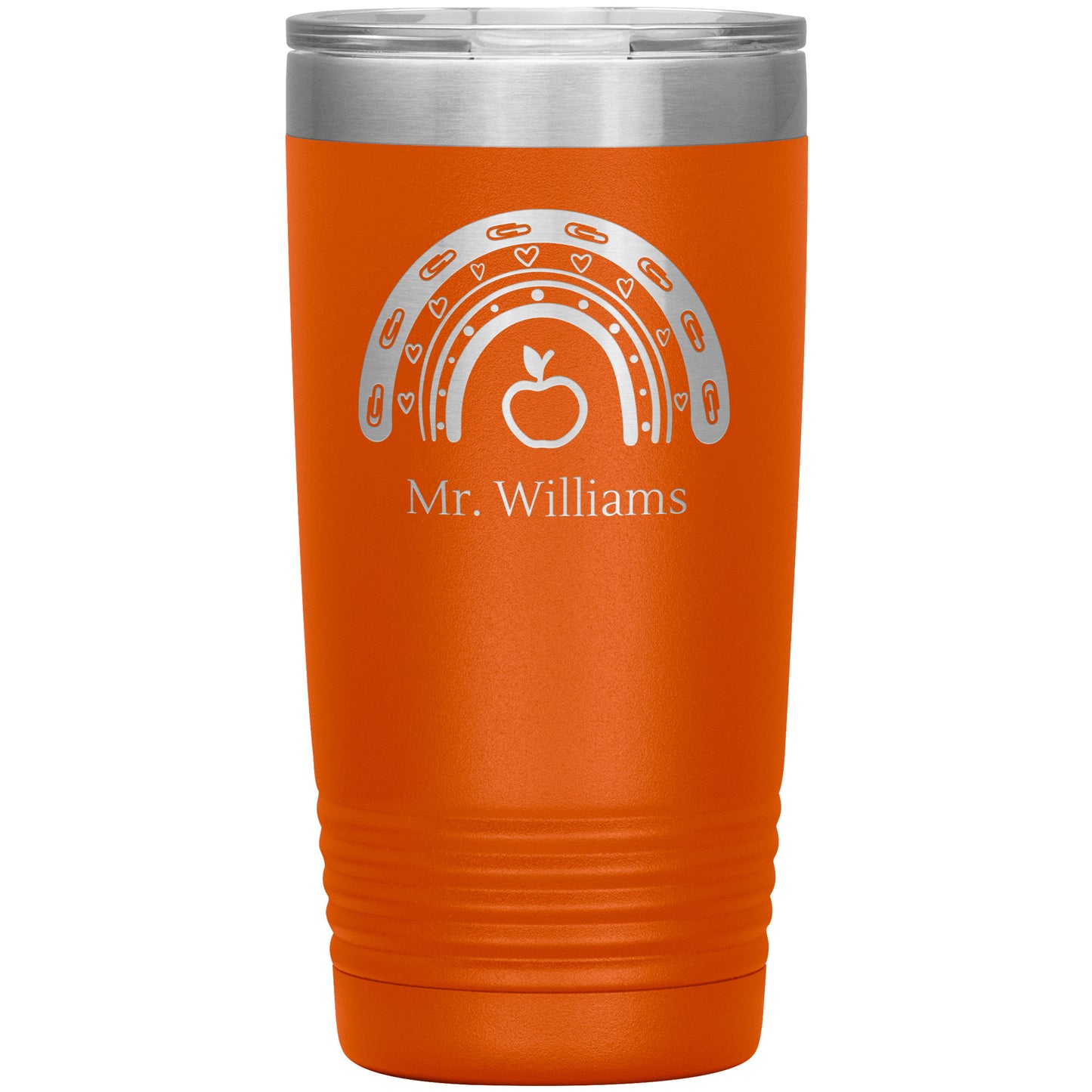 Custom Teacher Supplies Travel Tumbler