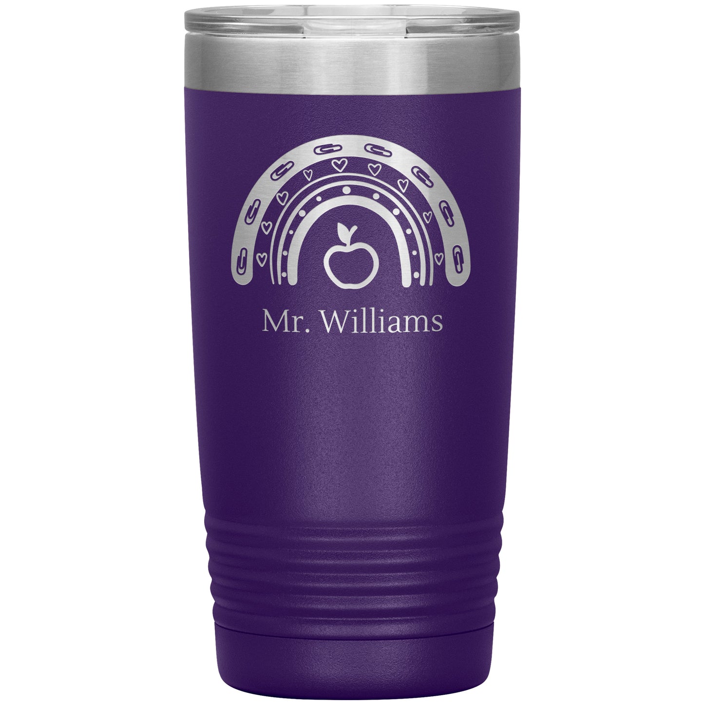 Custom Teacher Supplies Travel Tumbler