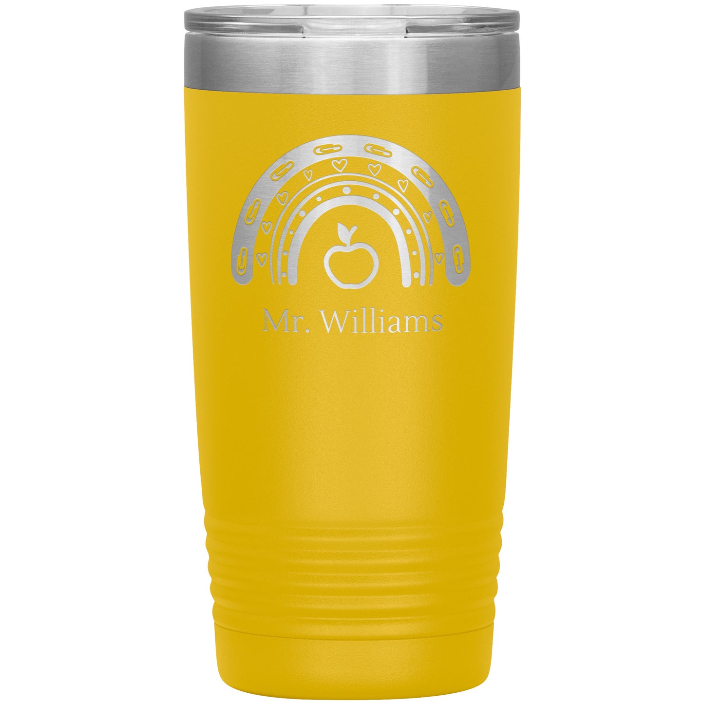 Custom Teacher Supplies Travel Tumbler