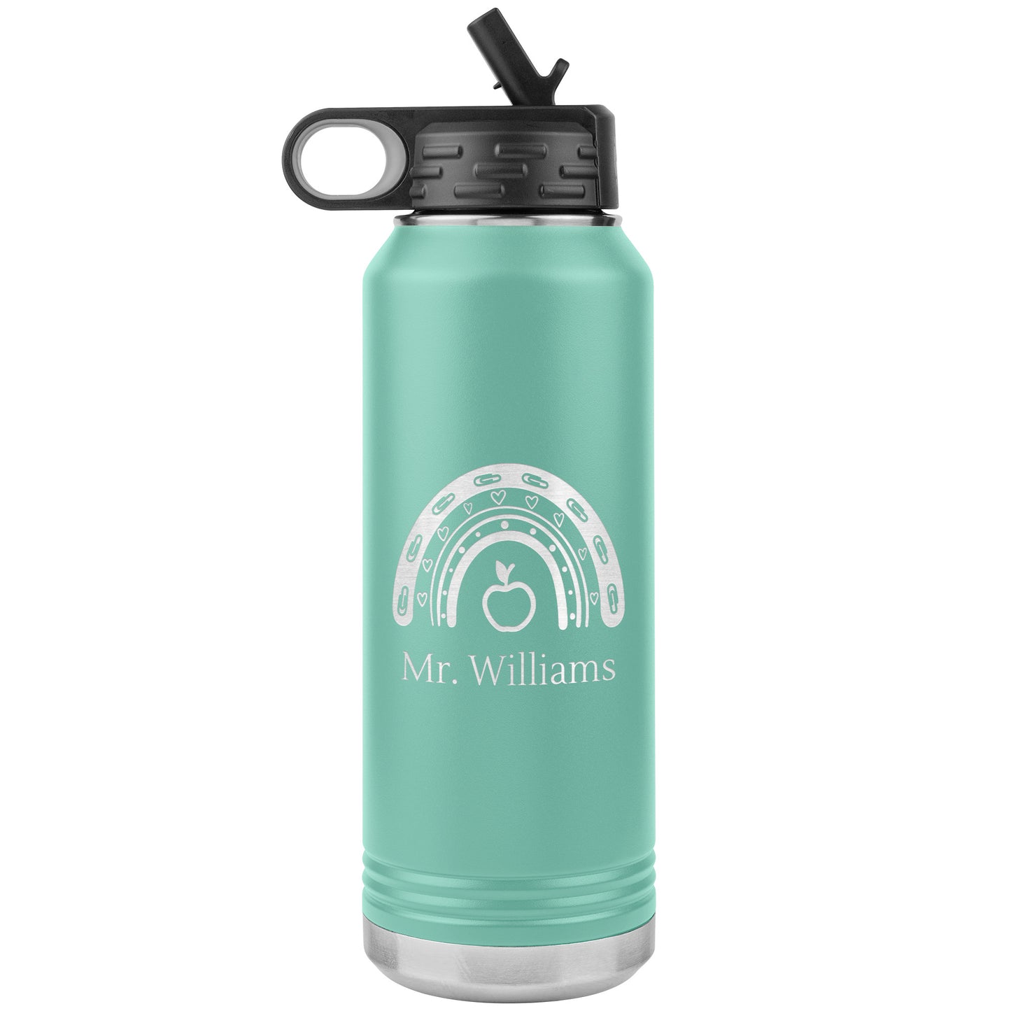 Custom Teacher Supplies Water Bottle Tumbler