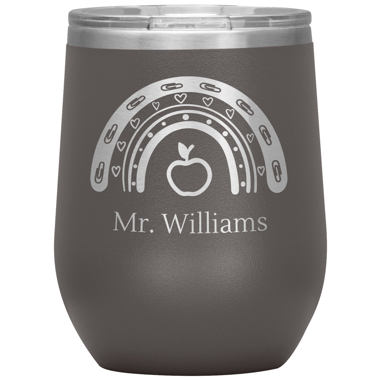Custom Teacher Supplies Wine Tumbler