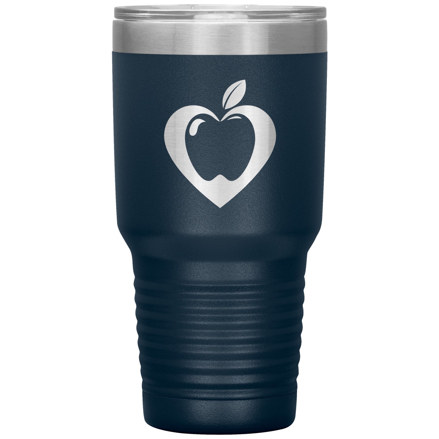 Heart Apple 30oz Travel Tumbler