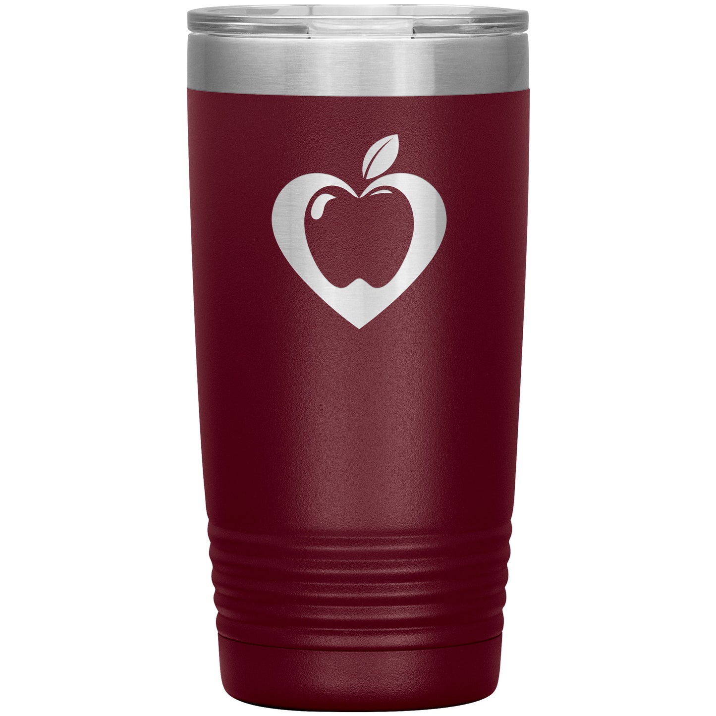 Heart Apple Travel Tumbler