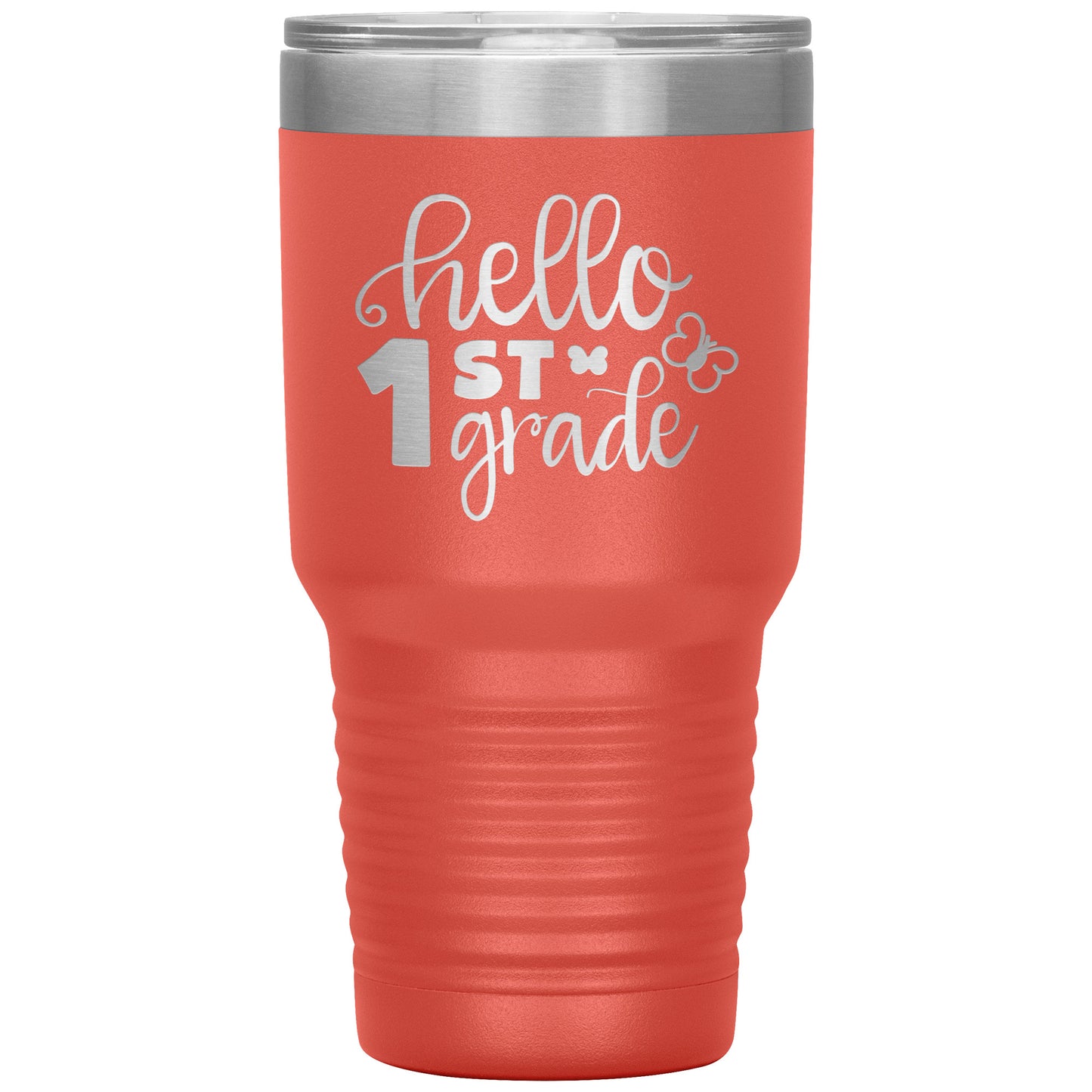 Hello 1st Grade 30oz Travel Tumbler