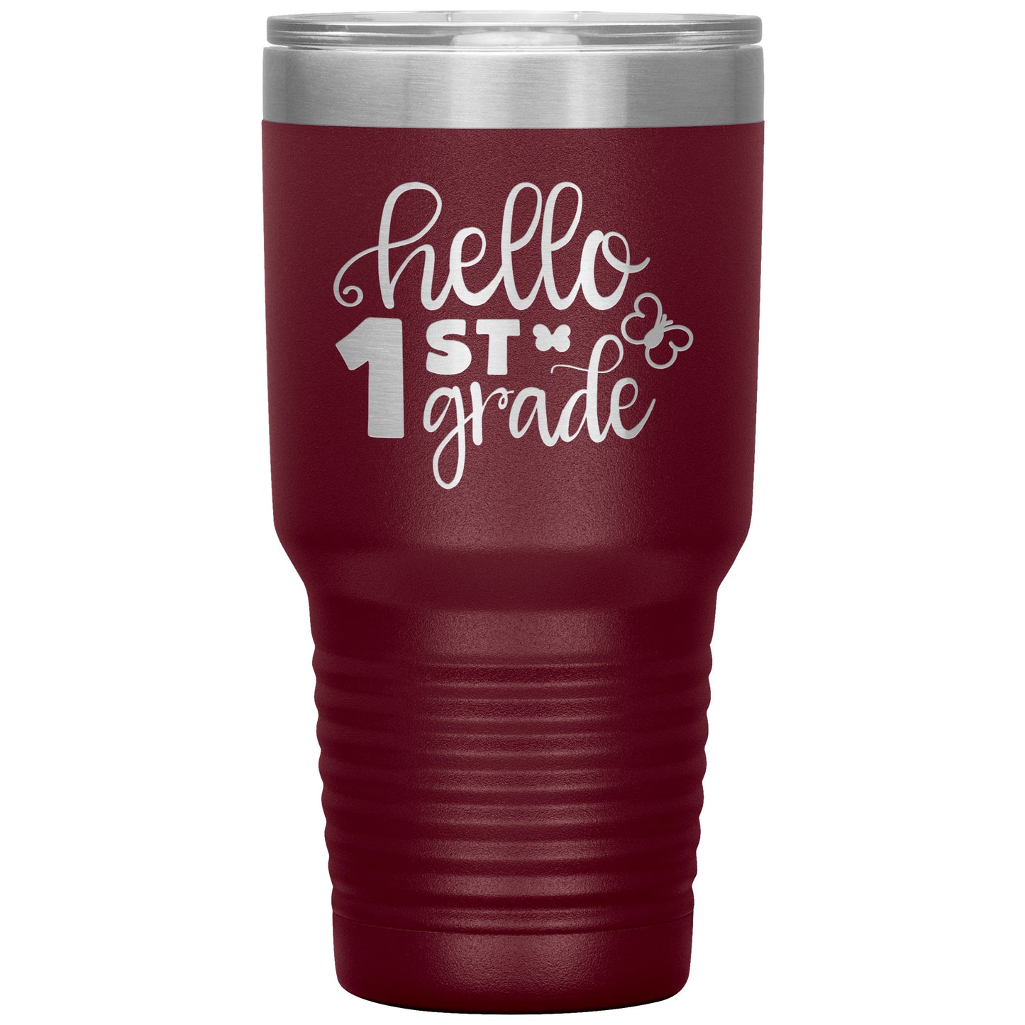 Hello 1st Grade 30oz Travel Tumbler