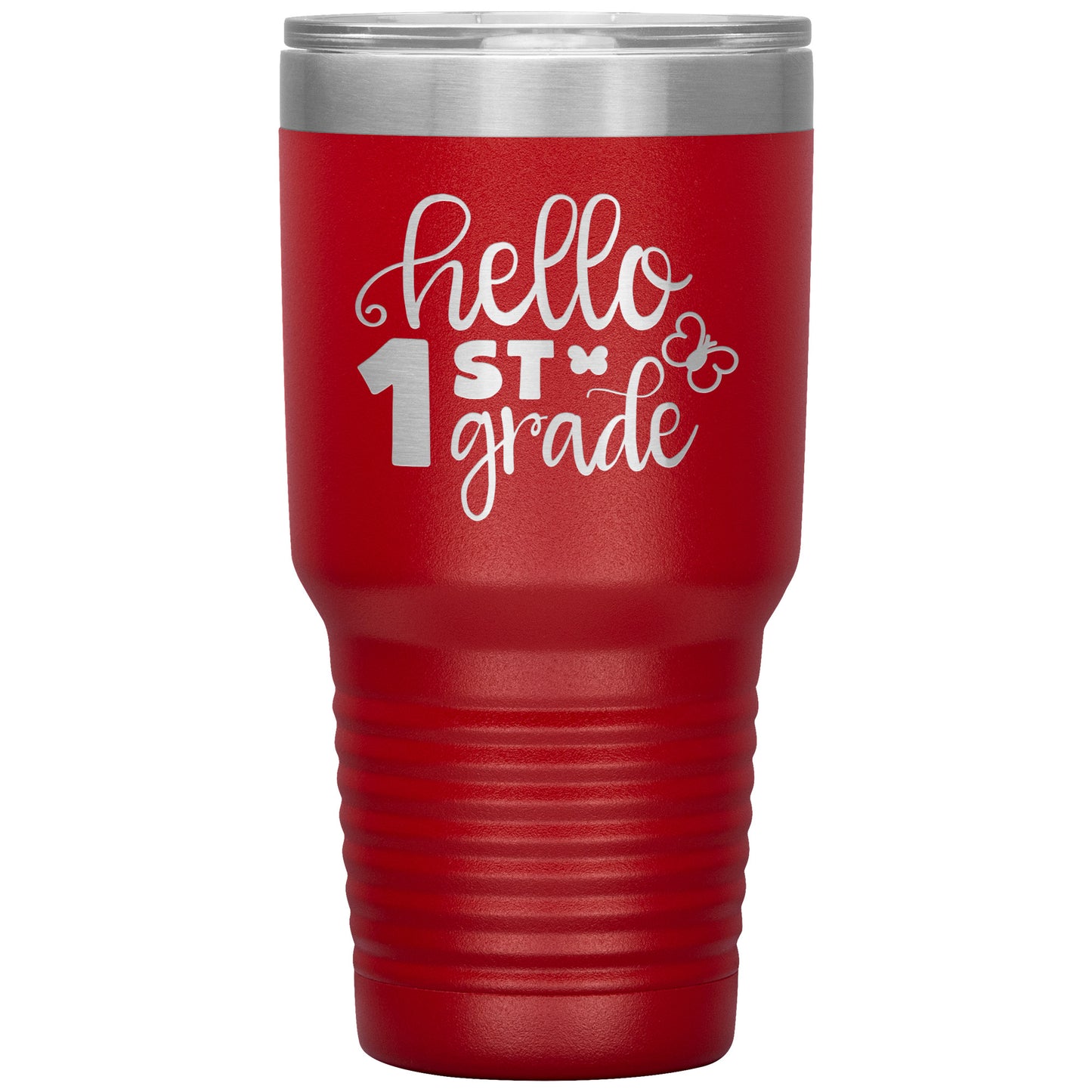 Hello 1st Grade 30oz Travel Tumbler