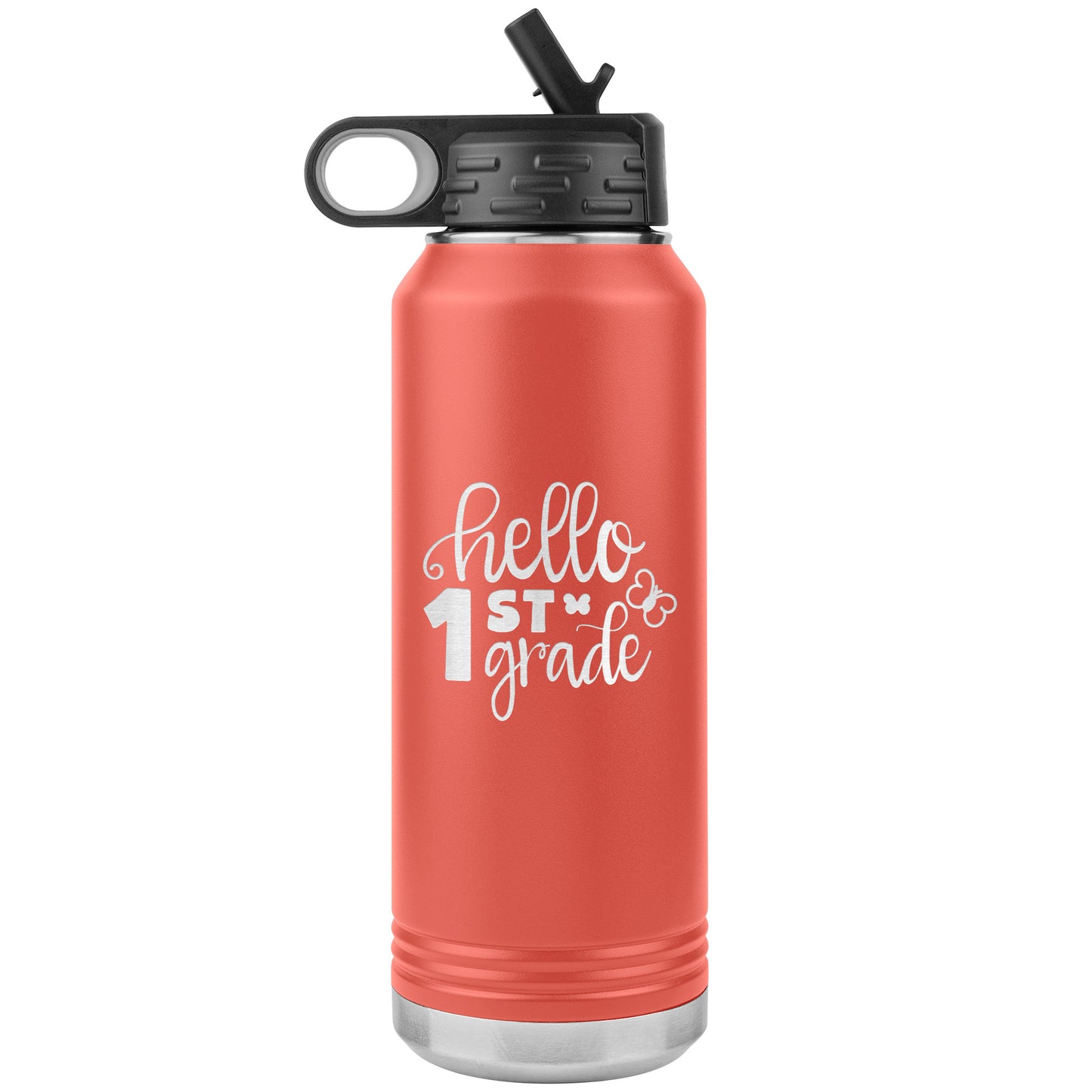 Hello 1st Grade Water Bottle Tumbler
