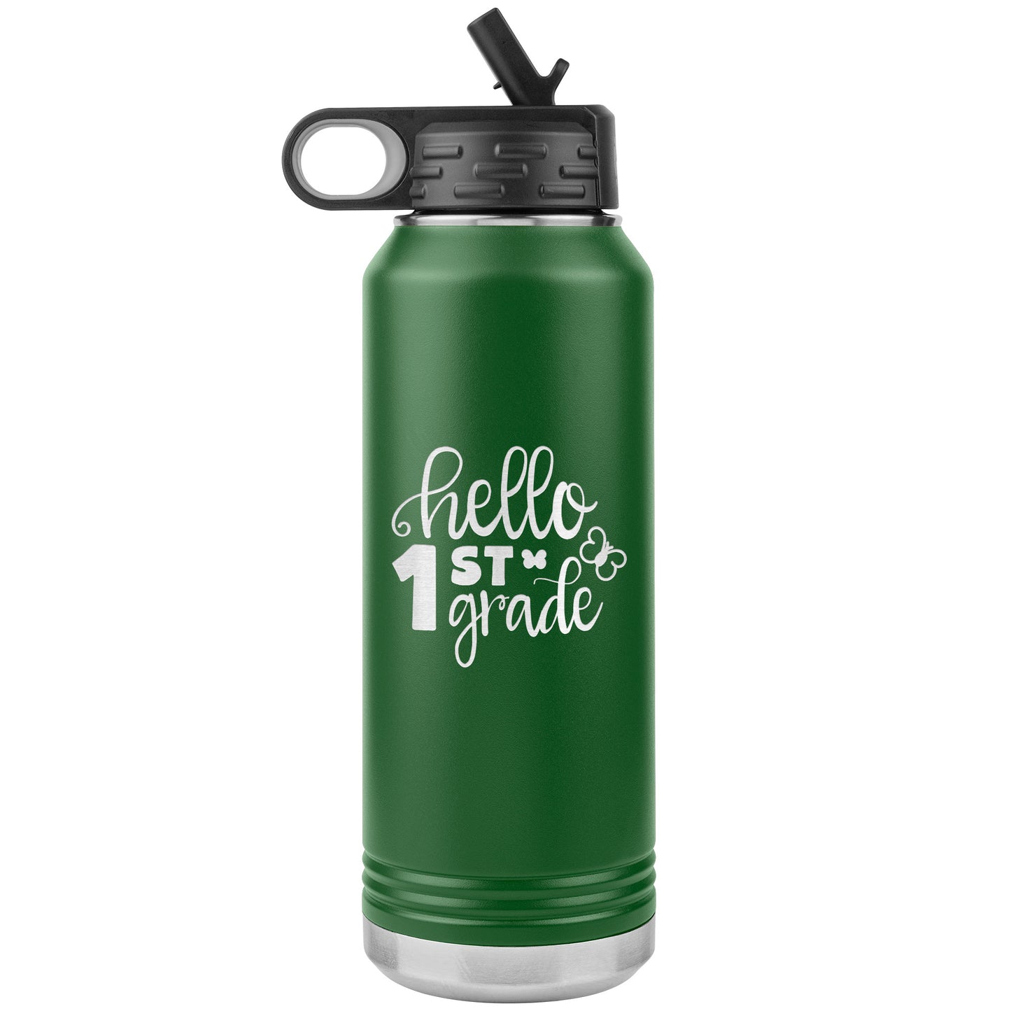 Hello 1st Grade Water Bottle Tumbler
