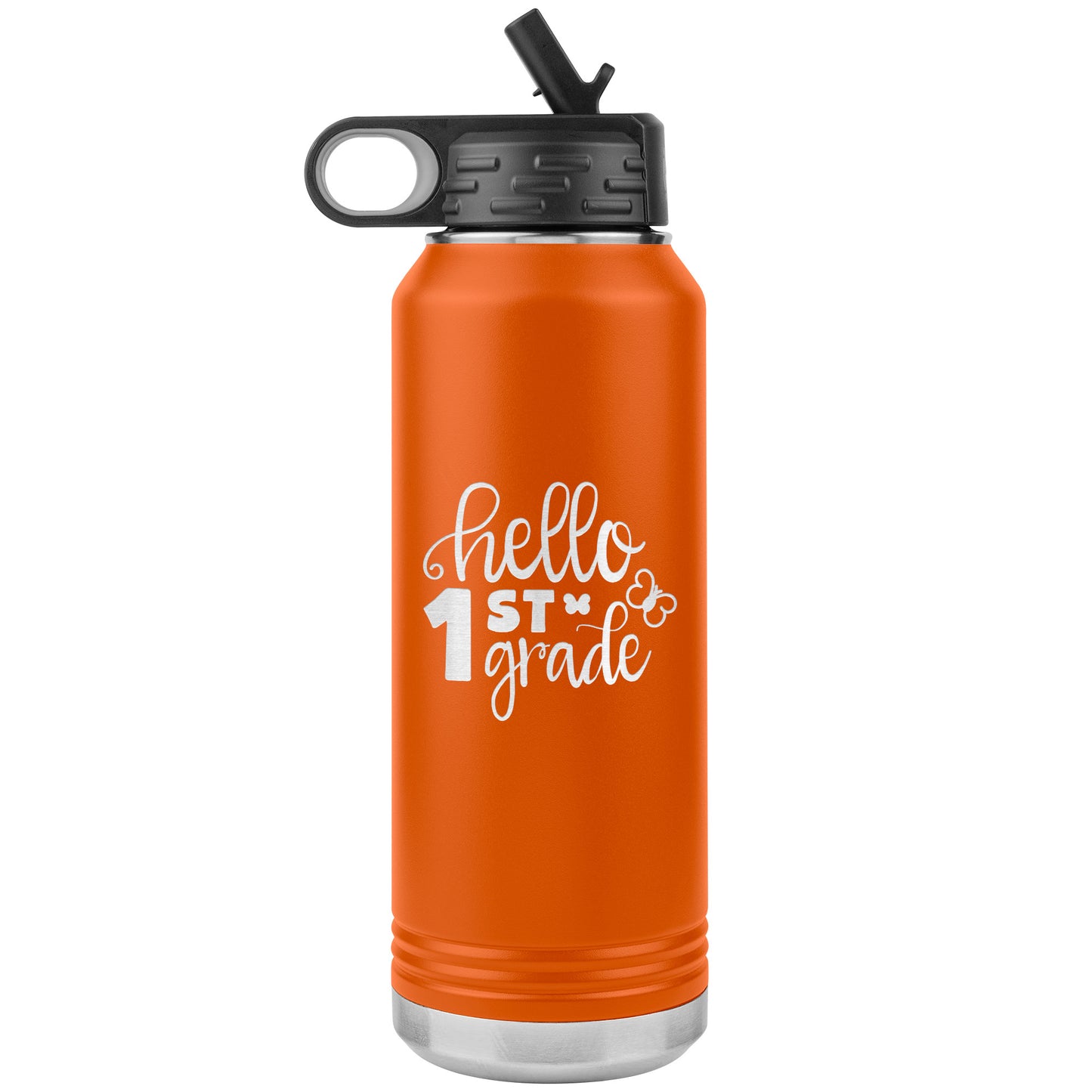 Hello 1st Grade Water Bottle Tumbler