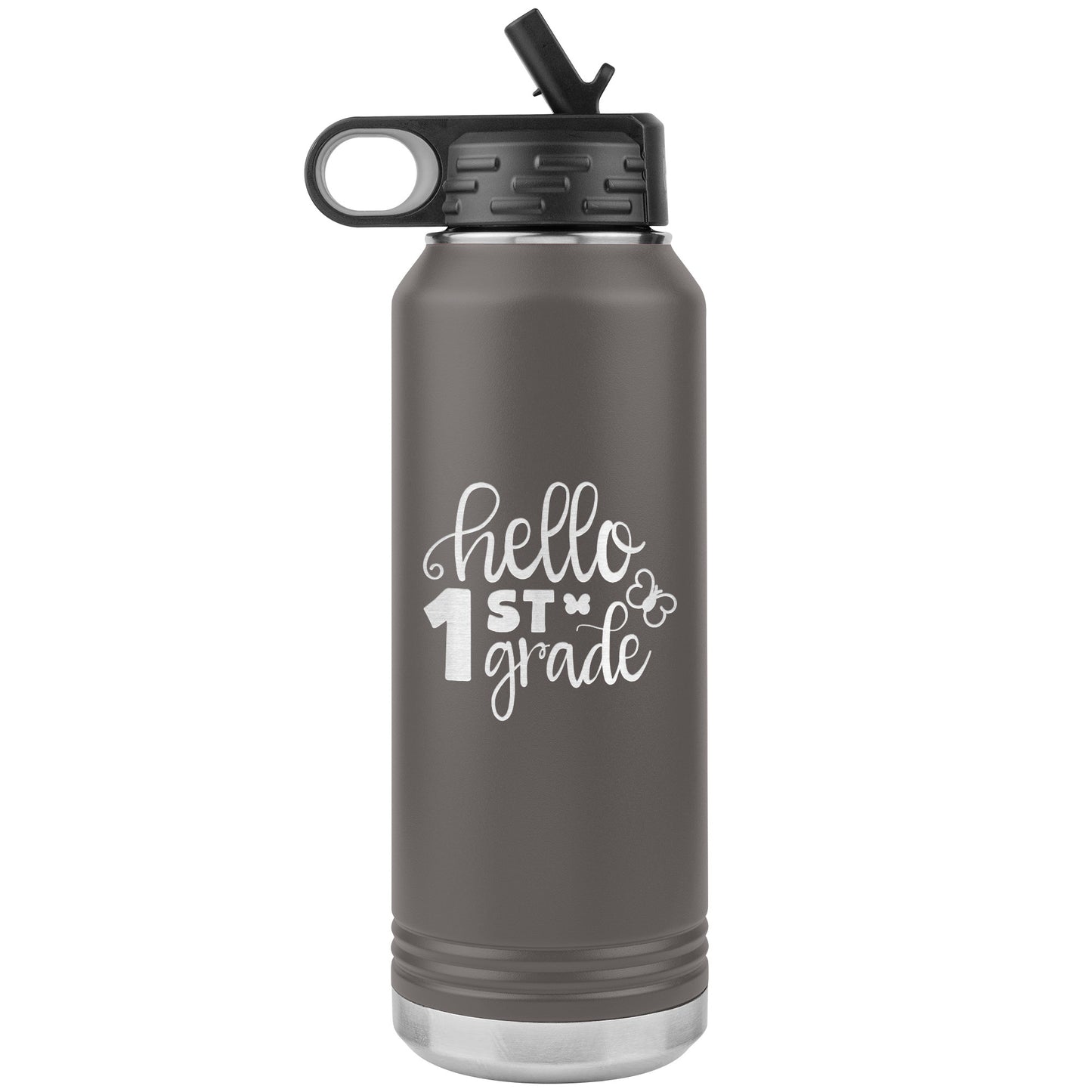 Hello 1st Grade Water Bottle Tumbler