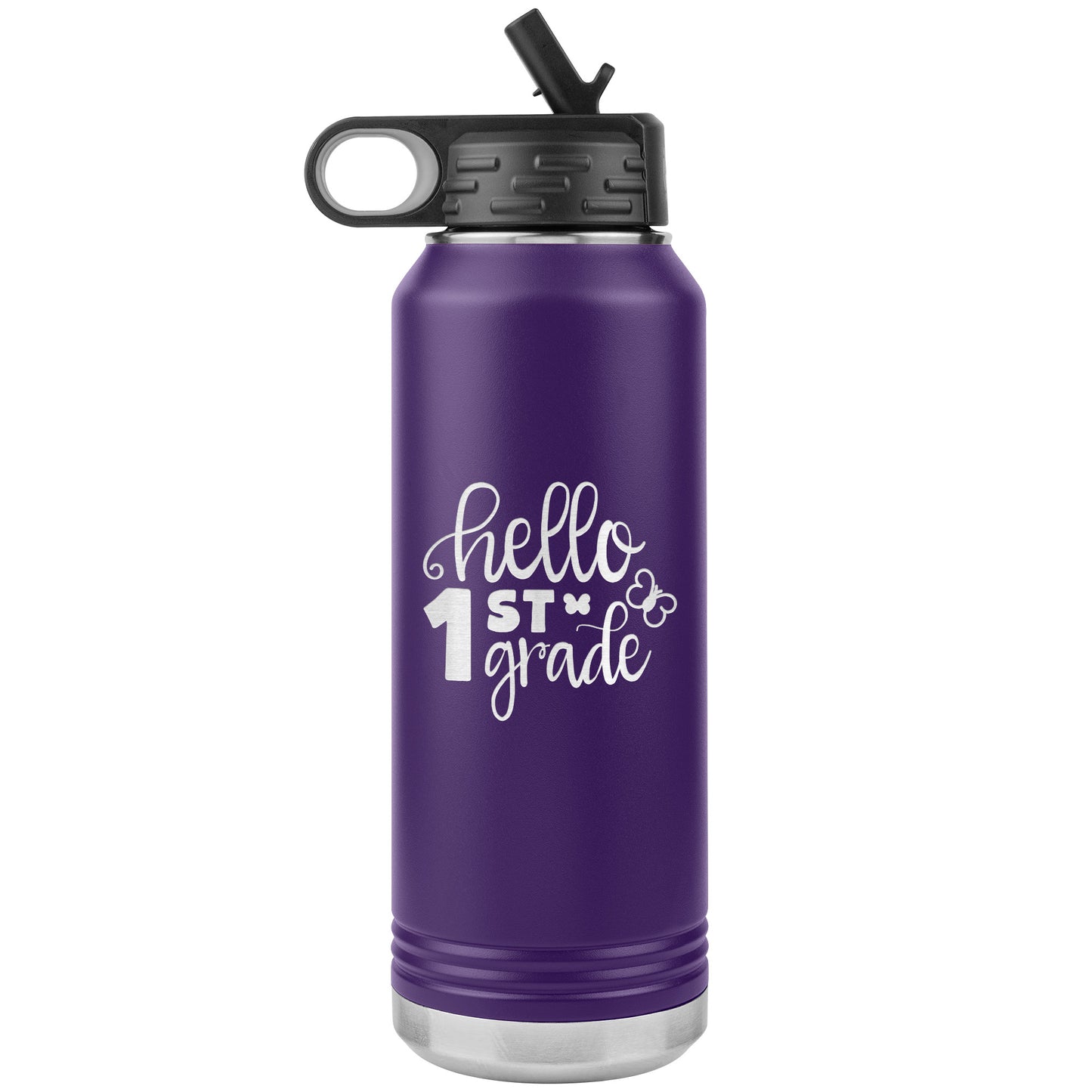 Hello 1st Grade Water Bottle Tumbler