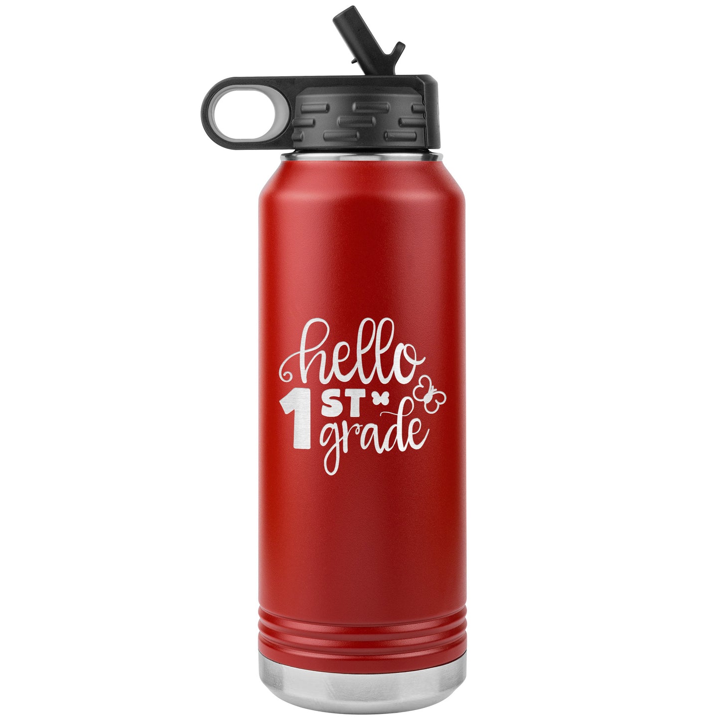 Hello 1st Grade Water Bottle Tumbler