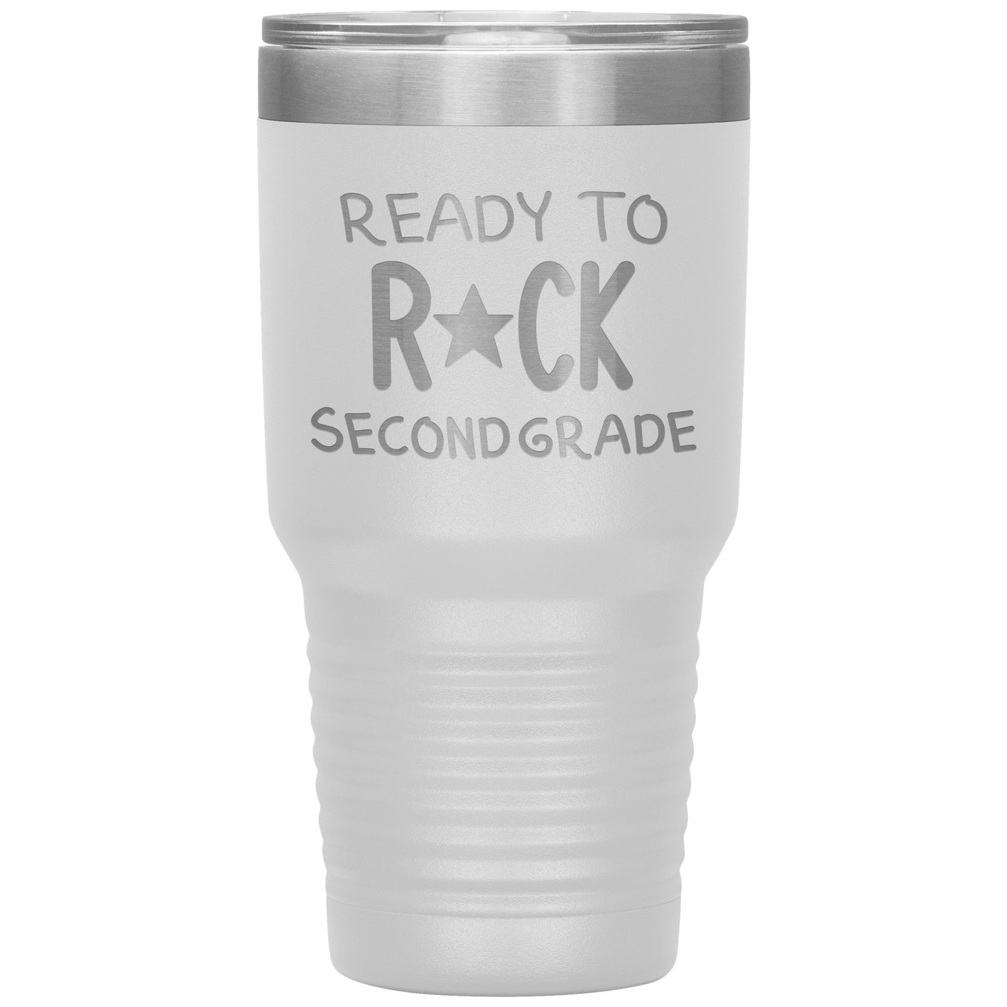 Ready To Rock Second Grade 30oz Travel Tumbler