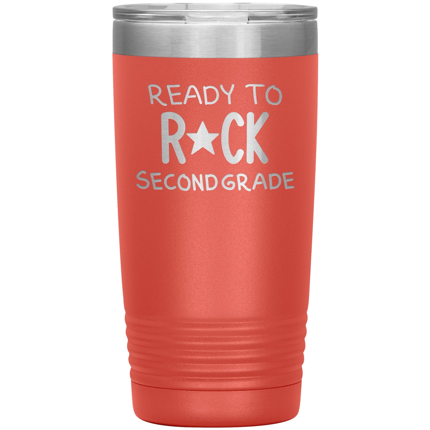 Ready To Rock Second Grade Travel Tumbler