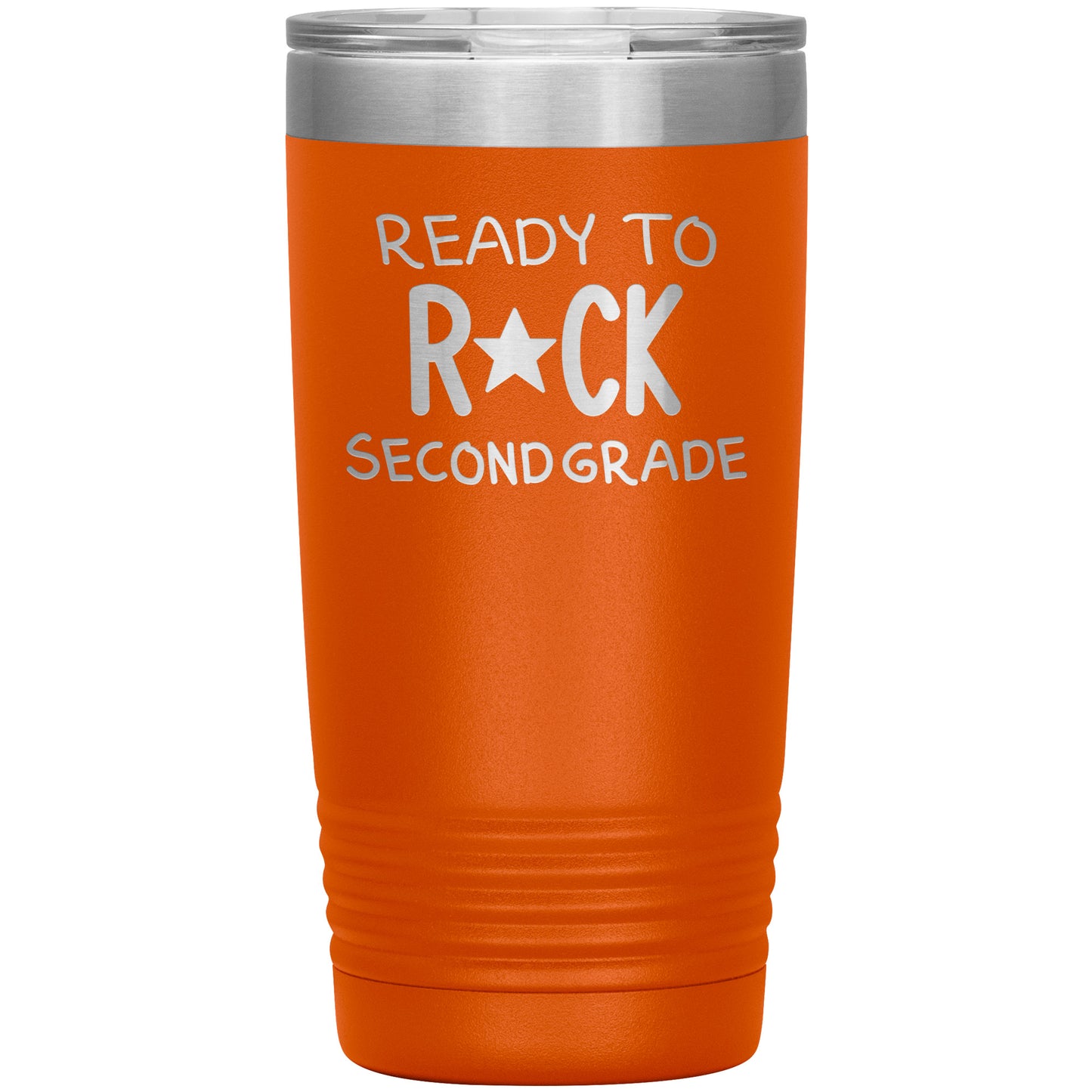 Ready To Rock Second Grade Travel Tumbler