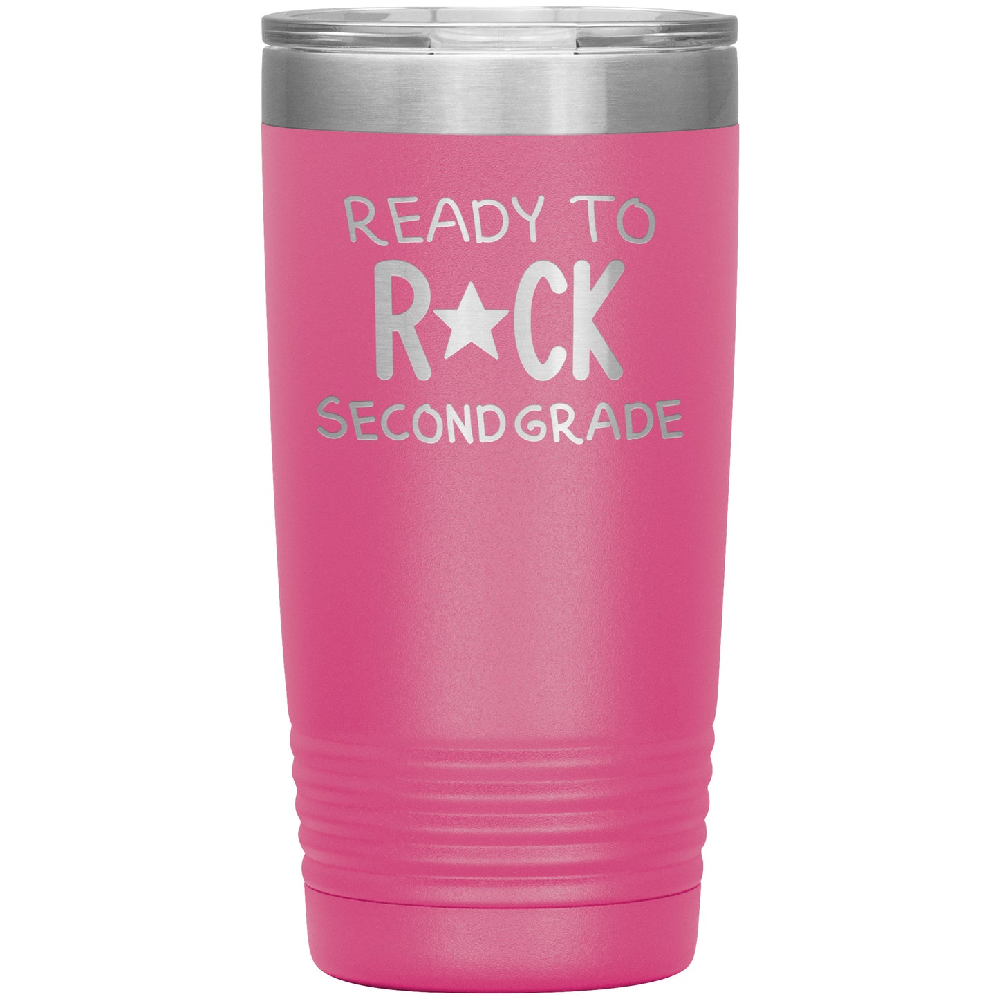 Ready To Rock Second Grade Travel Tumbler
