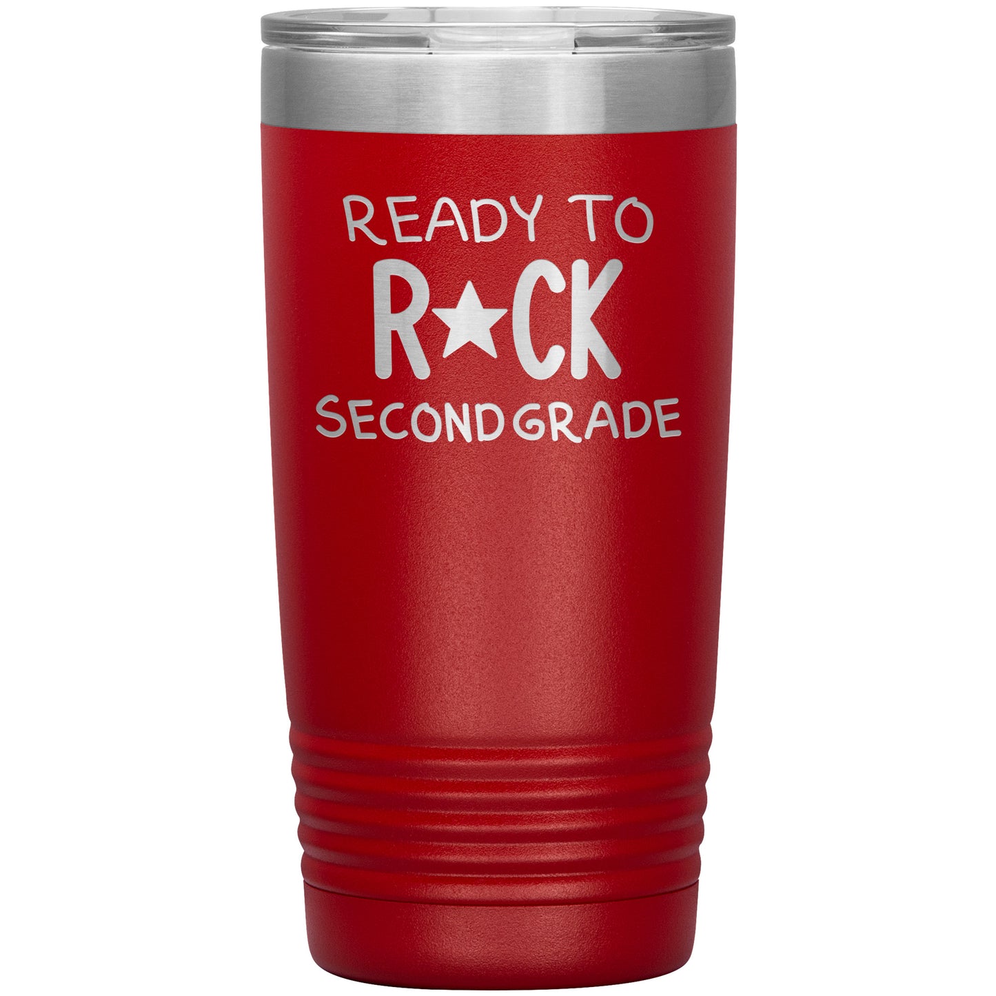 Ready To Rock Second Grade Travel Tumbler