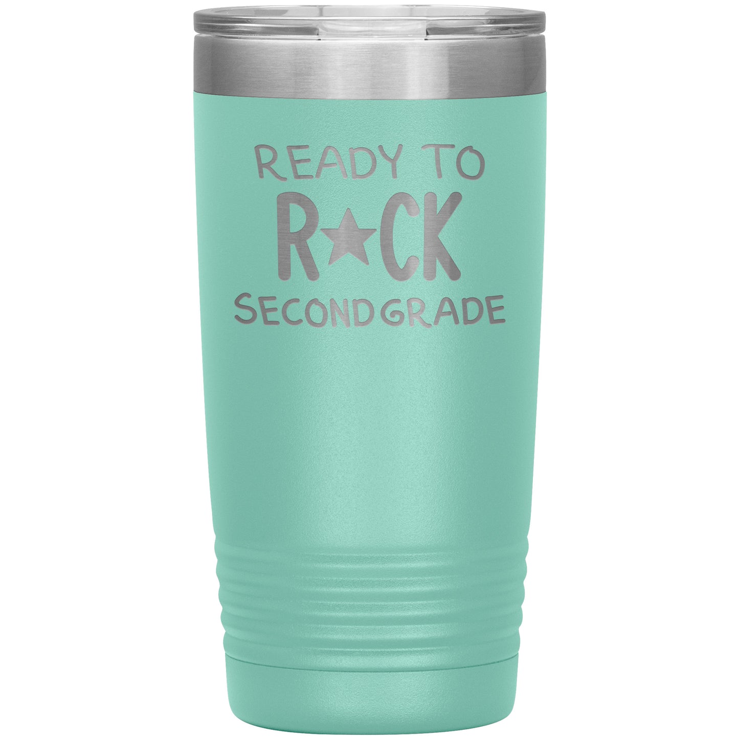 Ready To Rock Second Grade Travel Tumbler