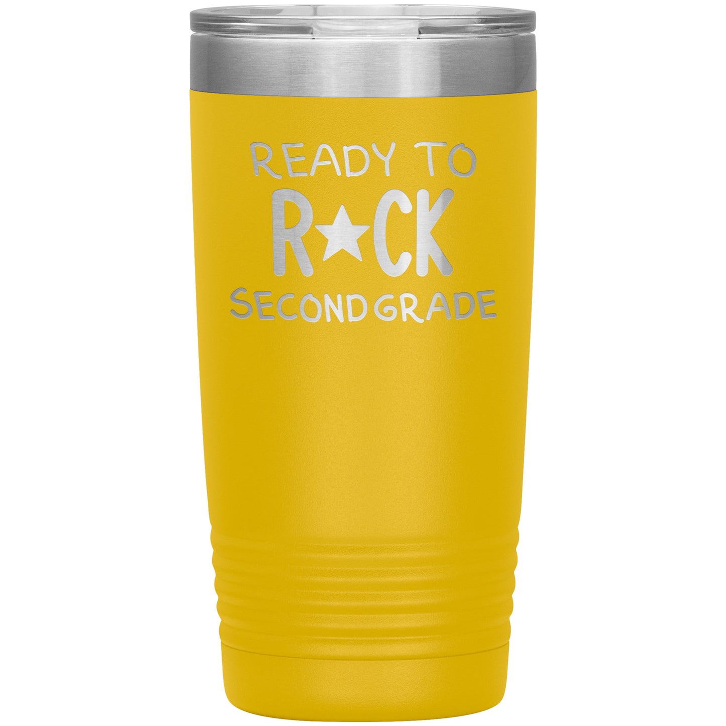 Ready To Rock Second Grade Travel Tumbler
