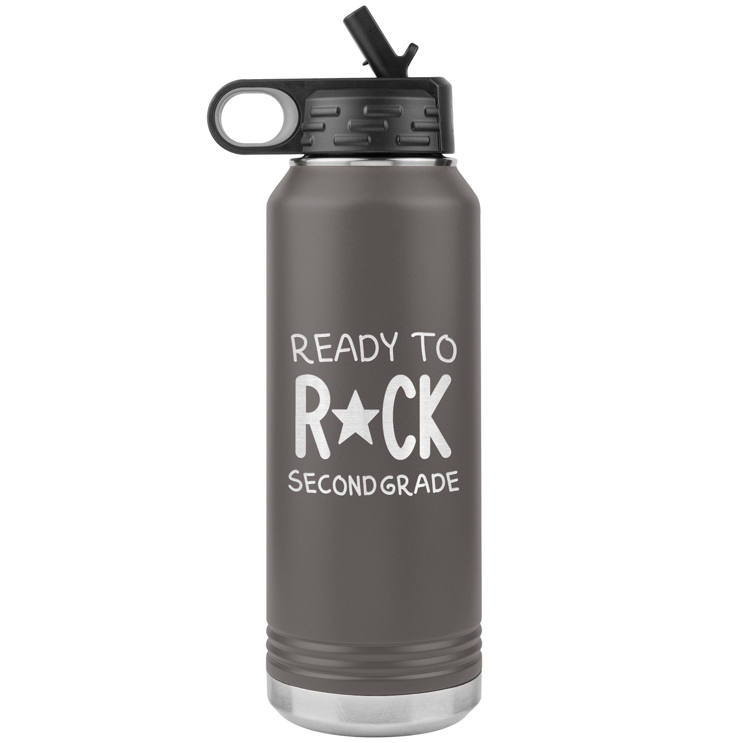 Ready To Rock Second Grade Water Bottle Tumbler