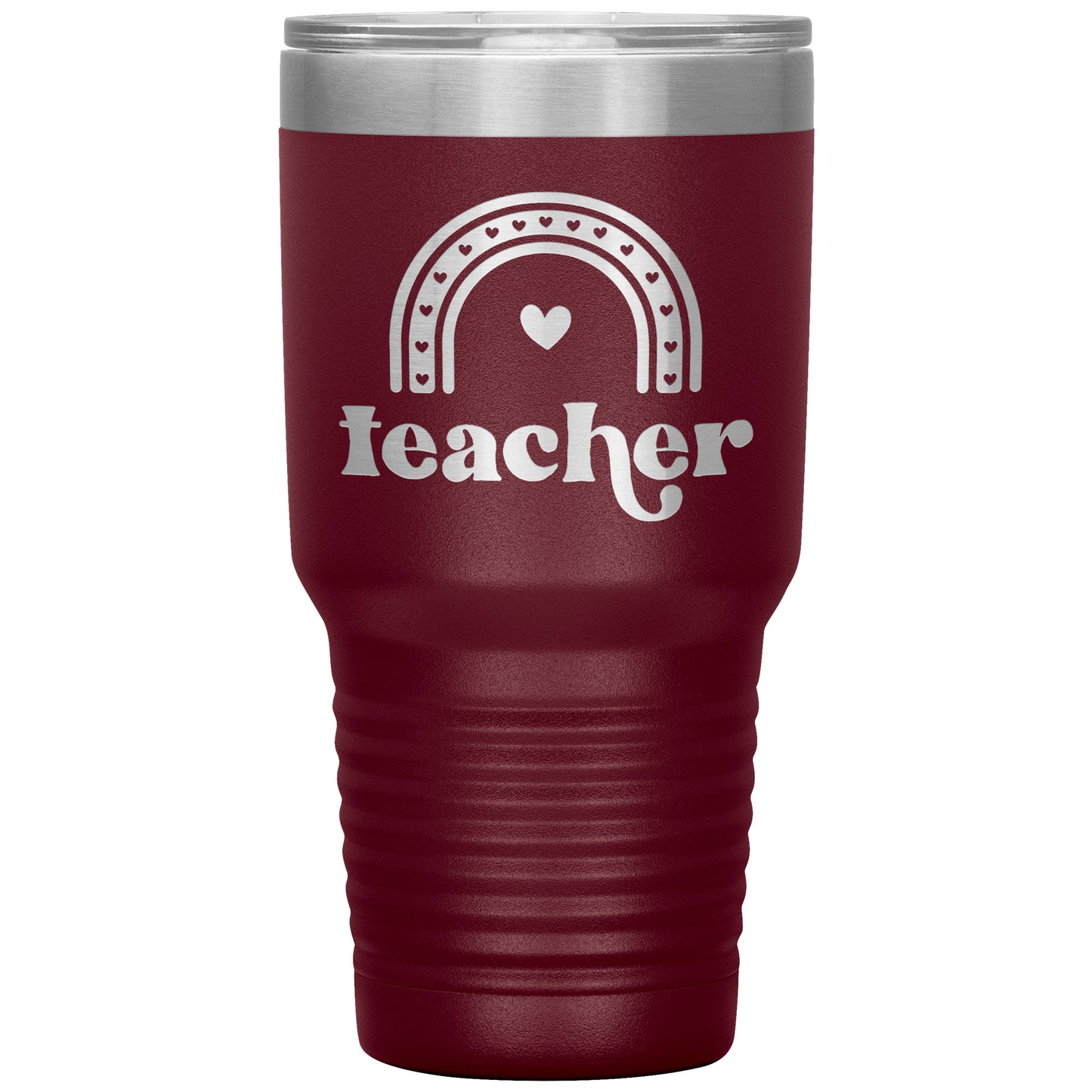 Teacher Curve 30oz Travel Tumbler