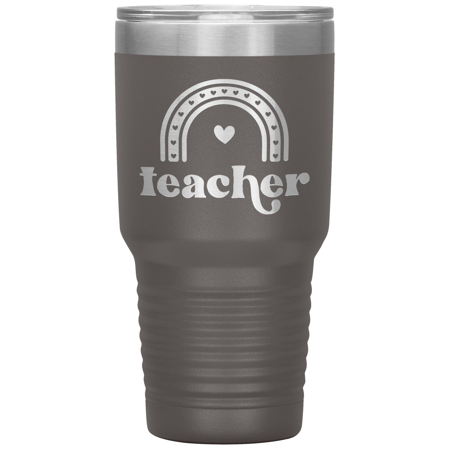 Teacher Curve 30oz Travel Tumbler