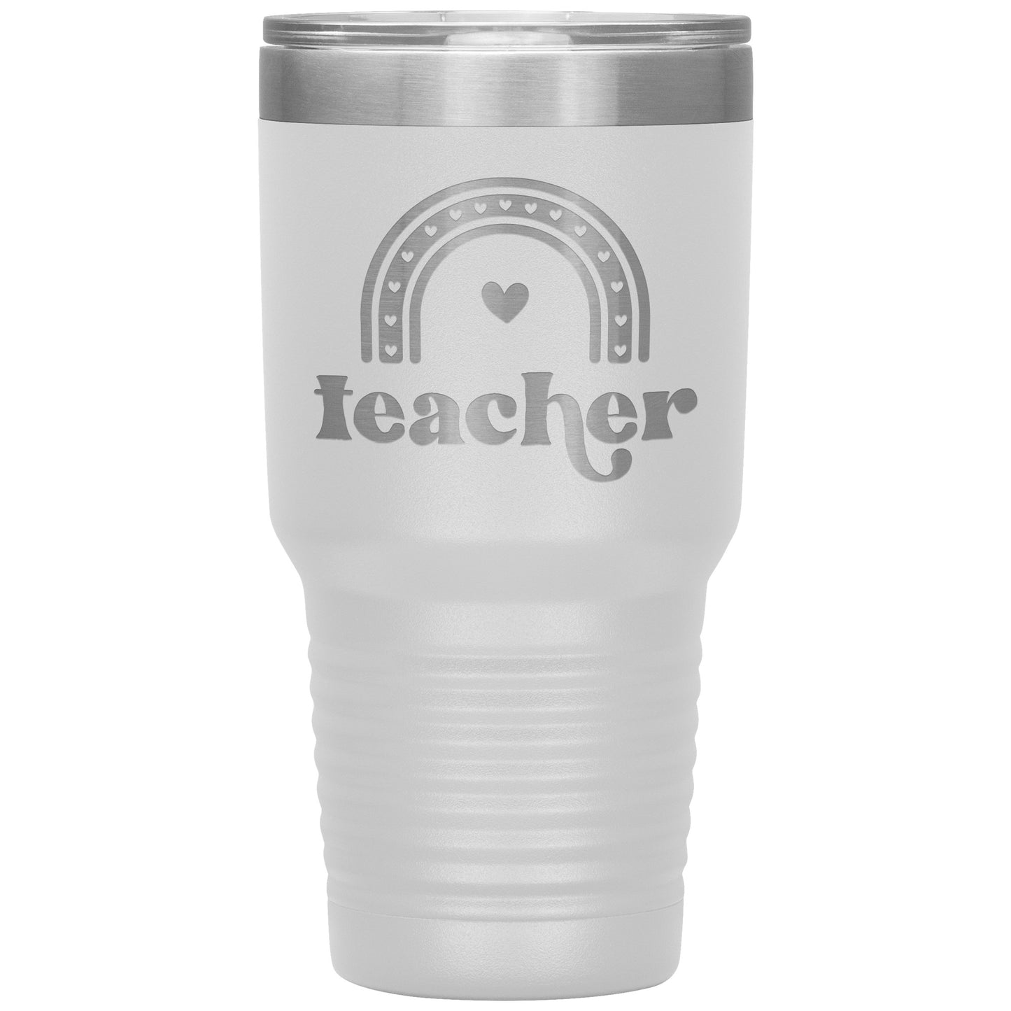 Teacher Curve 30oz Travel Tumbler