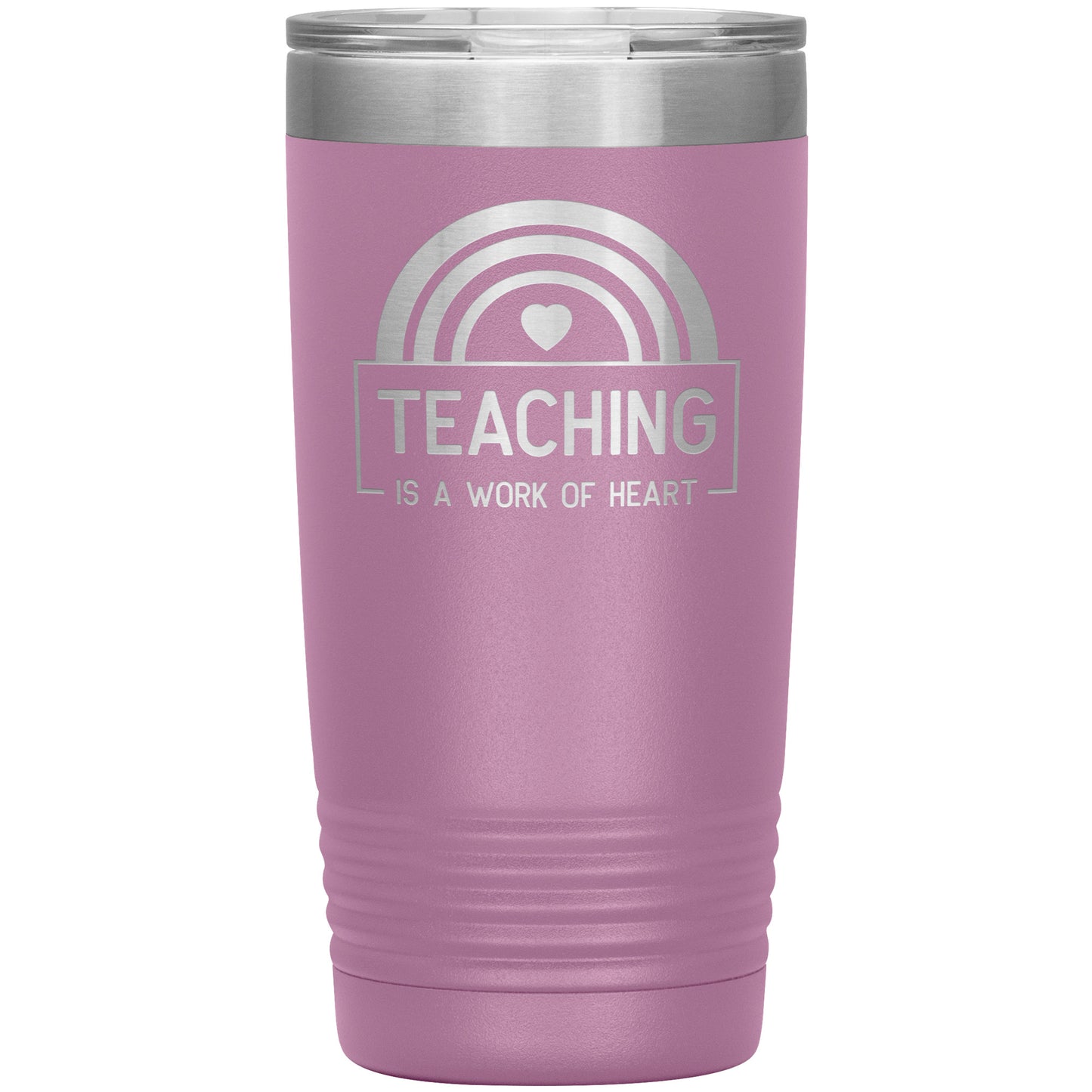 Teaching is a Work of Heart Travel Tumbler