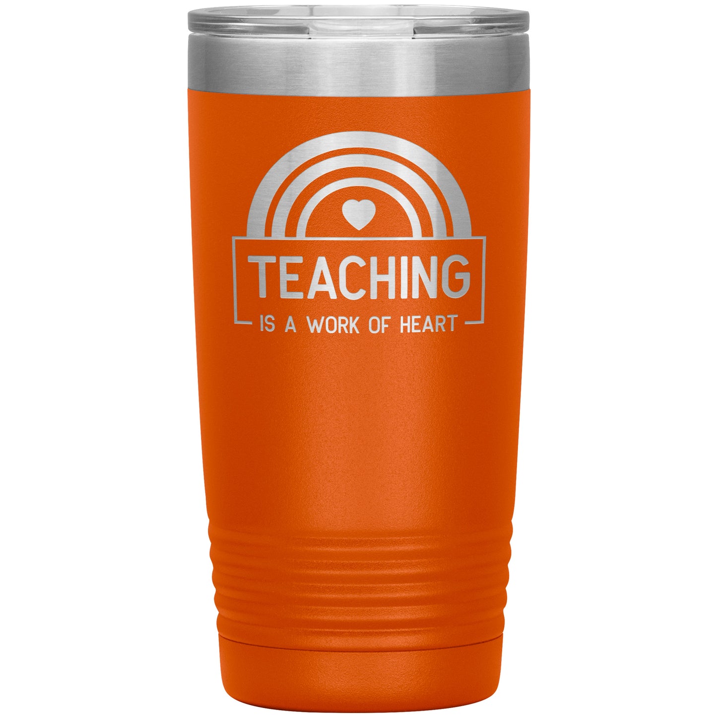 Teaching is a Work of Heart Travel Tumbler