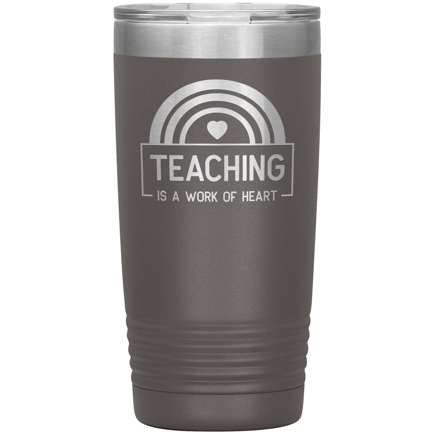 Teaching is a Work of Heart Travel Tumbler
