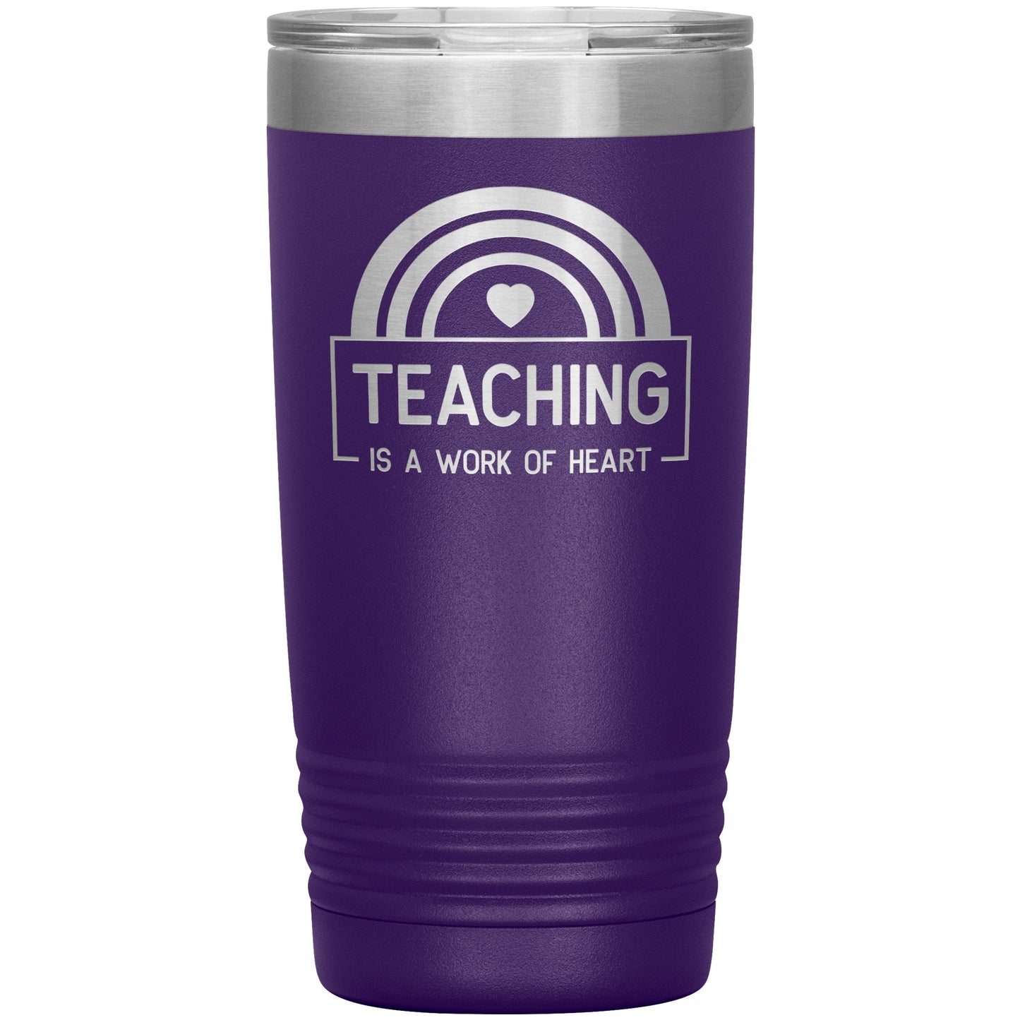 Teaching is a Work of Heart Travel Tumbler