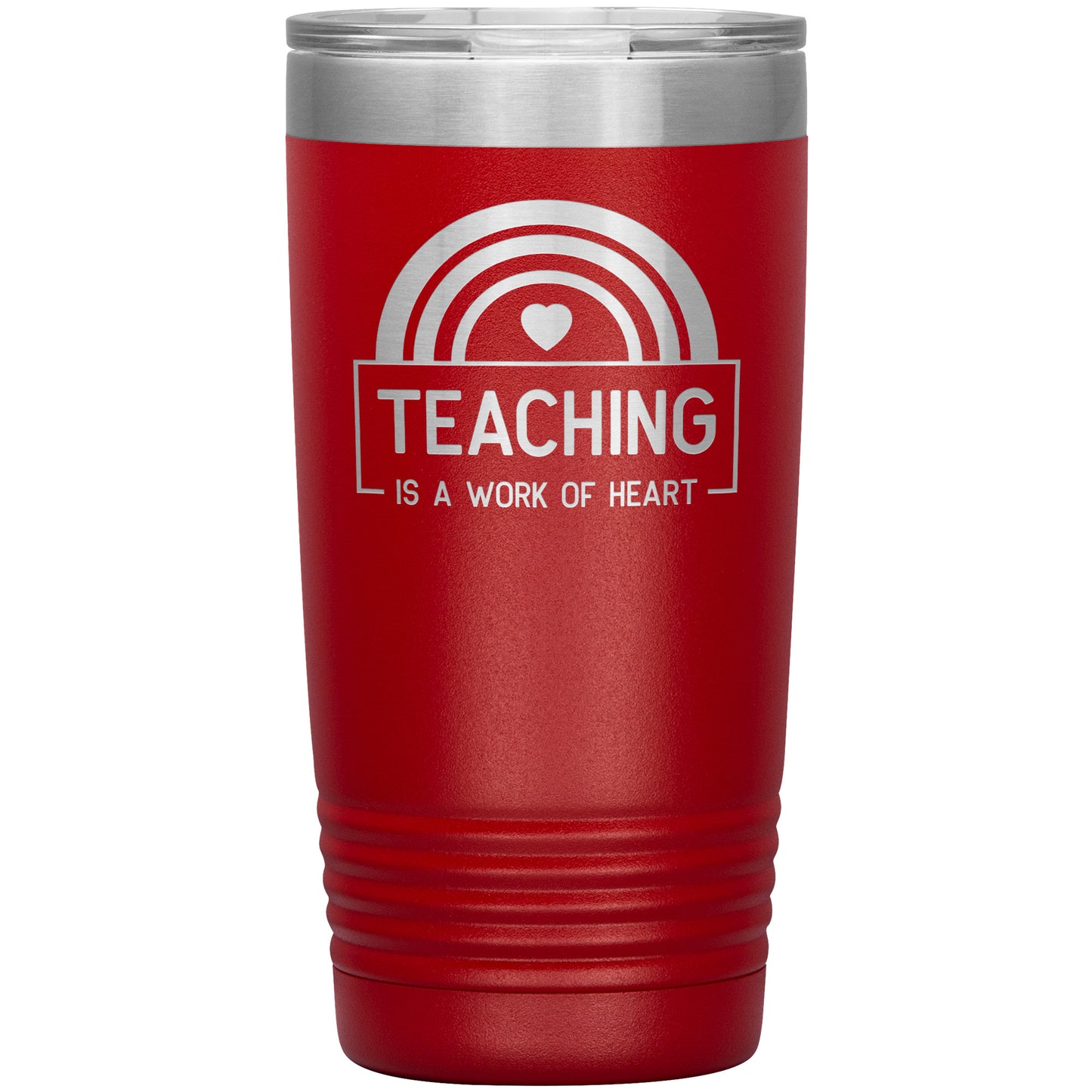 Teaching is a Work of Heart Travel Tumbler