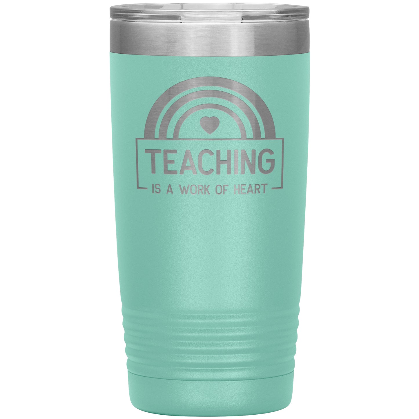 Teaching is a Work of Heart Travel Tumbler