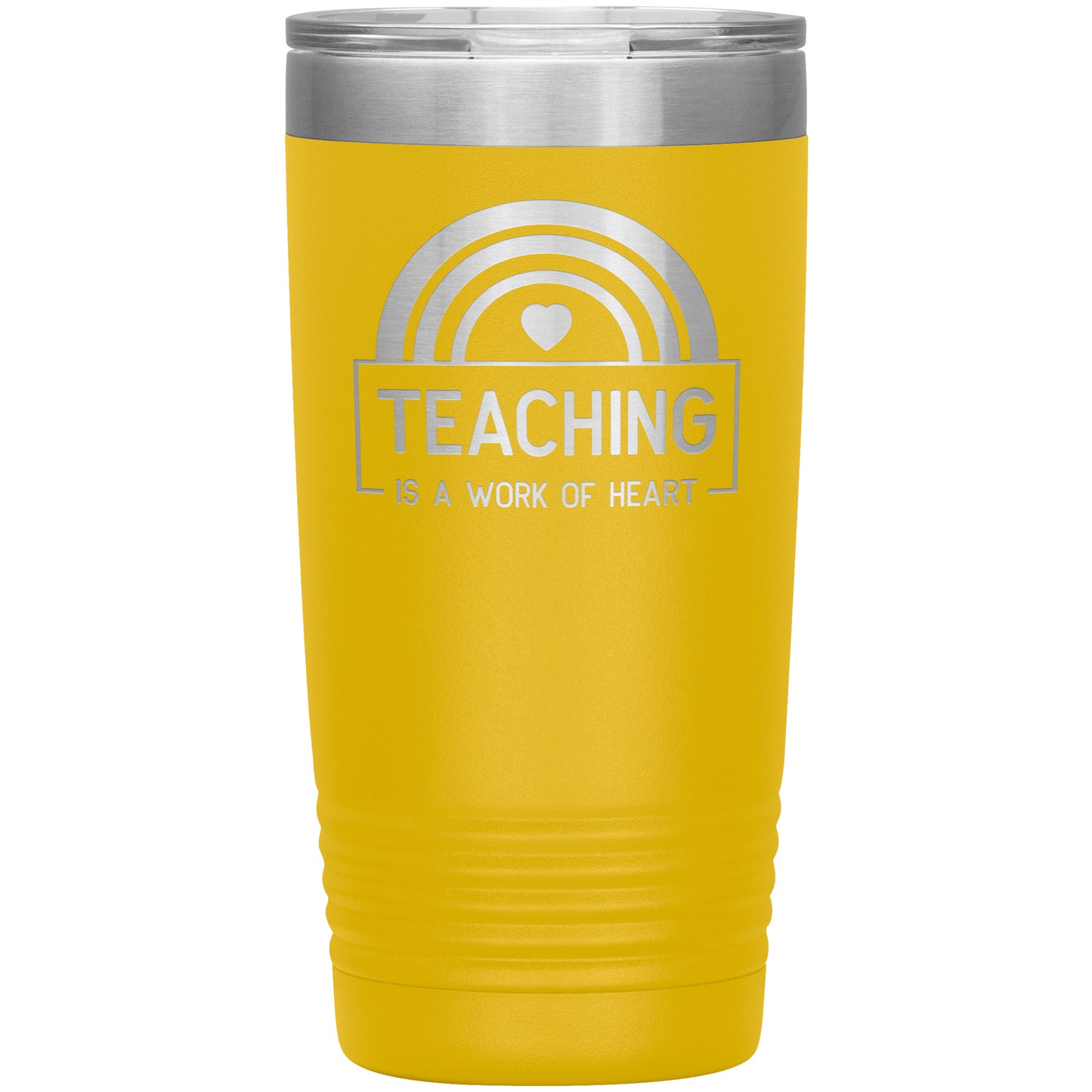 Teaching is a Work of Heart Travel Tumbler