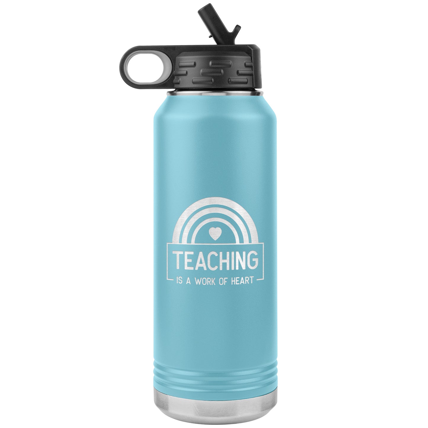 Teaching is a Work of Heart Water Bottle Tumbler