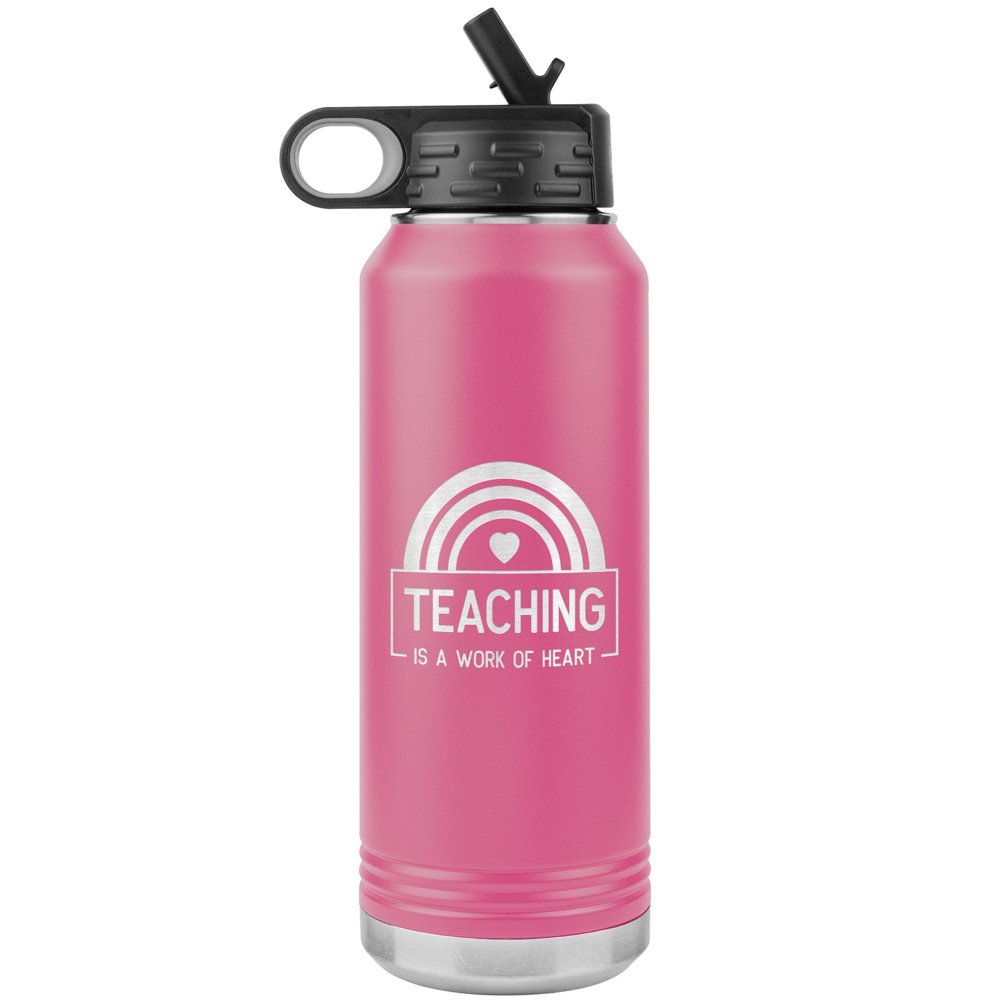 Teaching is a Work of Heart Water Bottle Tumbler