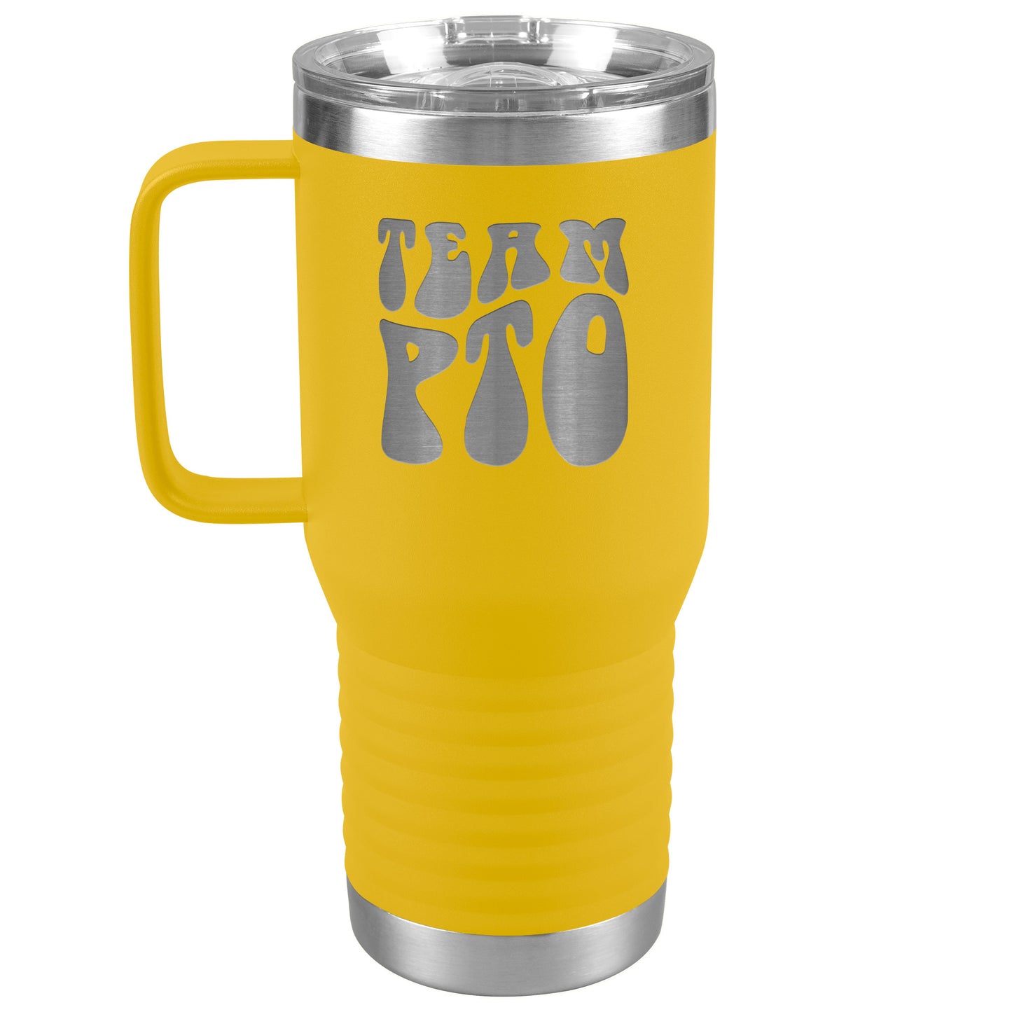 Team PTO Travel Tumbler with Handle